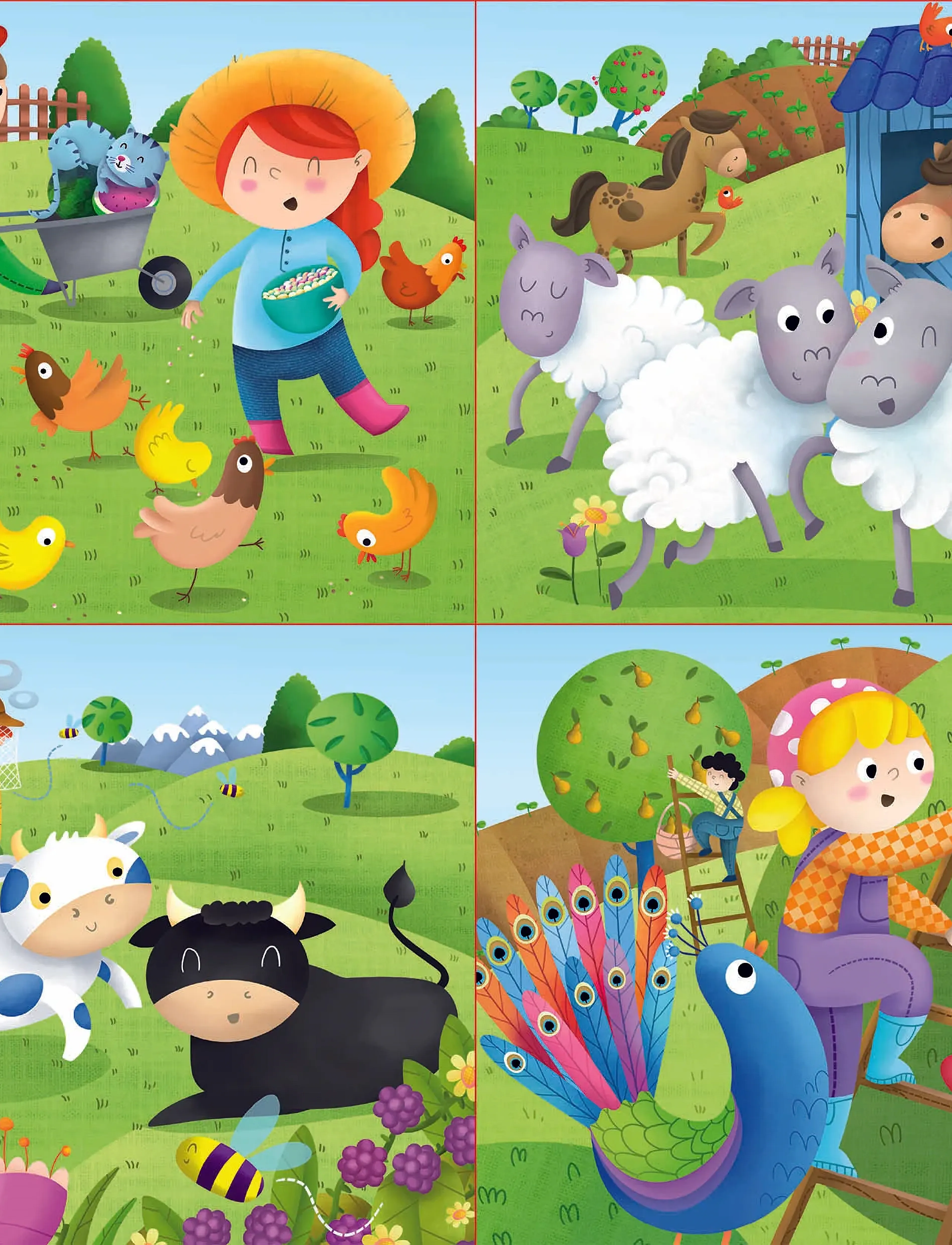 Educa - Educa 6-9-12-16  Farm Animals - classic puzzles - multi - 1