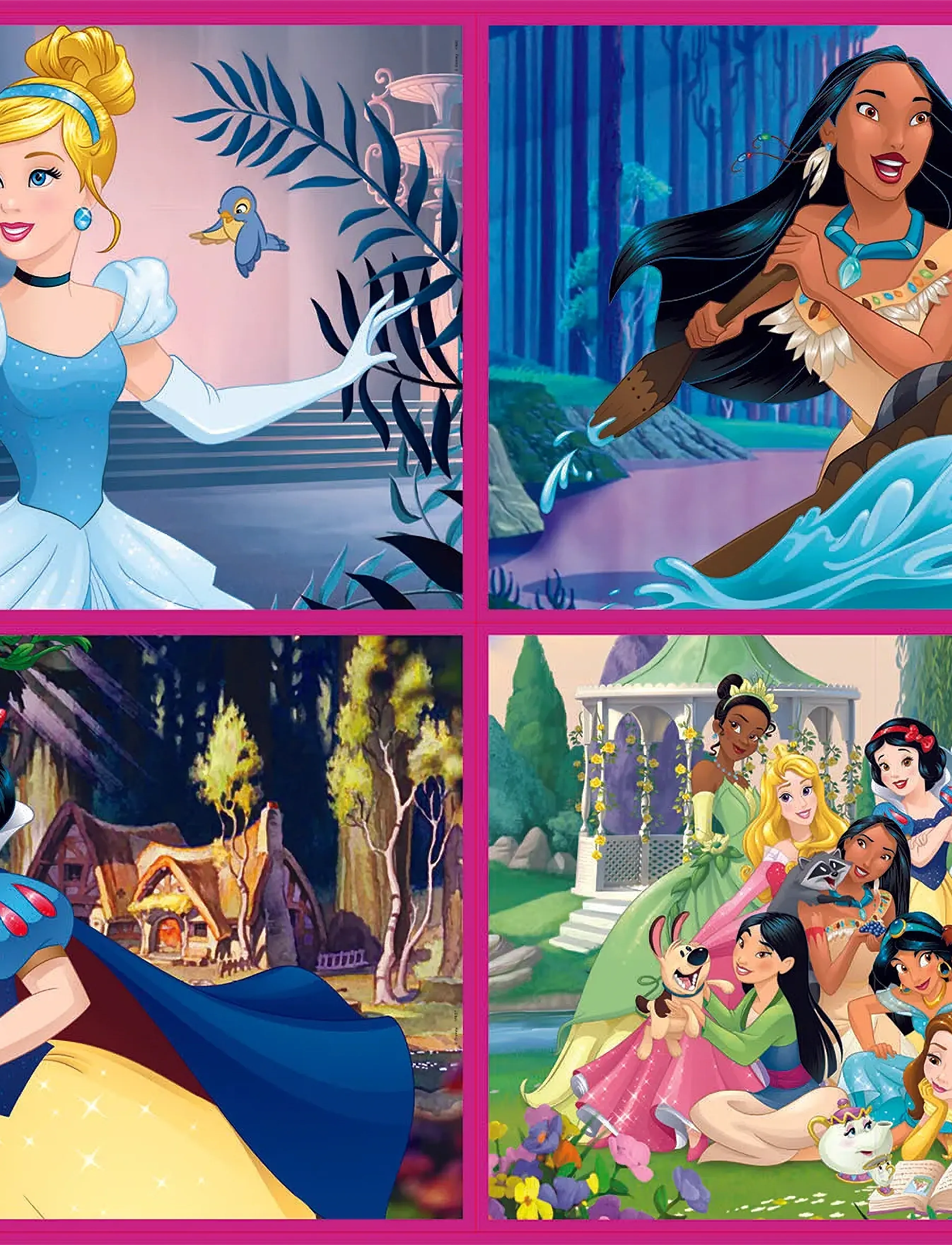 Educa - Educa 50-80-100-150 Disney Princess - klassiske puslespill - multi - 1