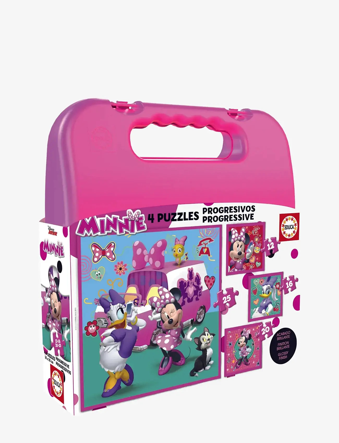 Educa - Educa  12-16-20-25 Minnie Happy Helpers - classic puzzles - multi - 0