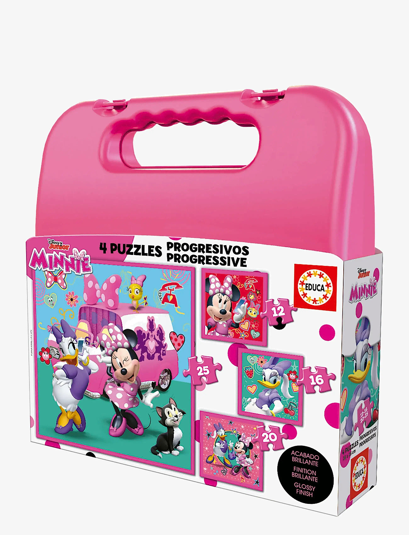 Educa - Educa  12-16-20-25 Minnie Happy Helpers - classic puzzles - multi - 1