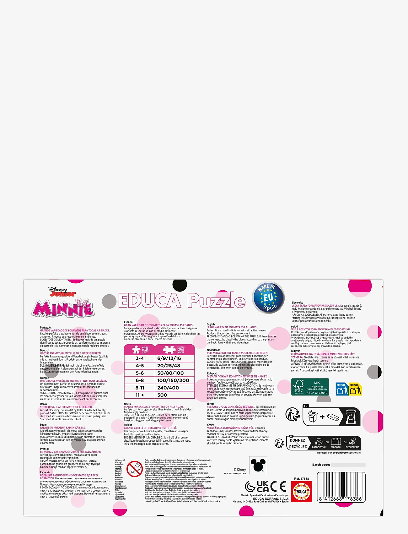 Educa - Educa  12-16-20-25 Minnie Happy Helpers - classic puzzles - multi - 2
