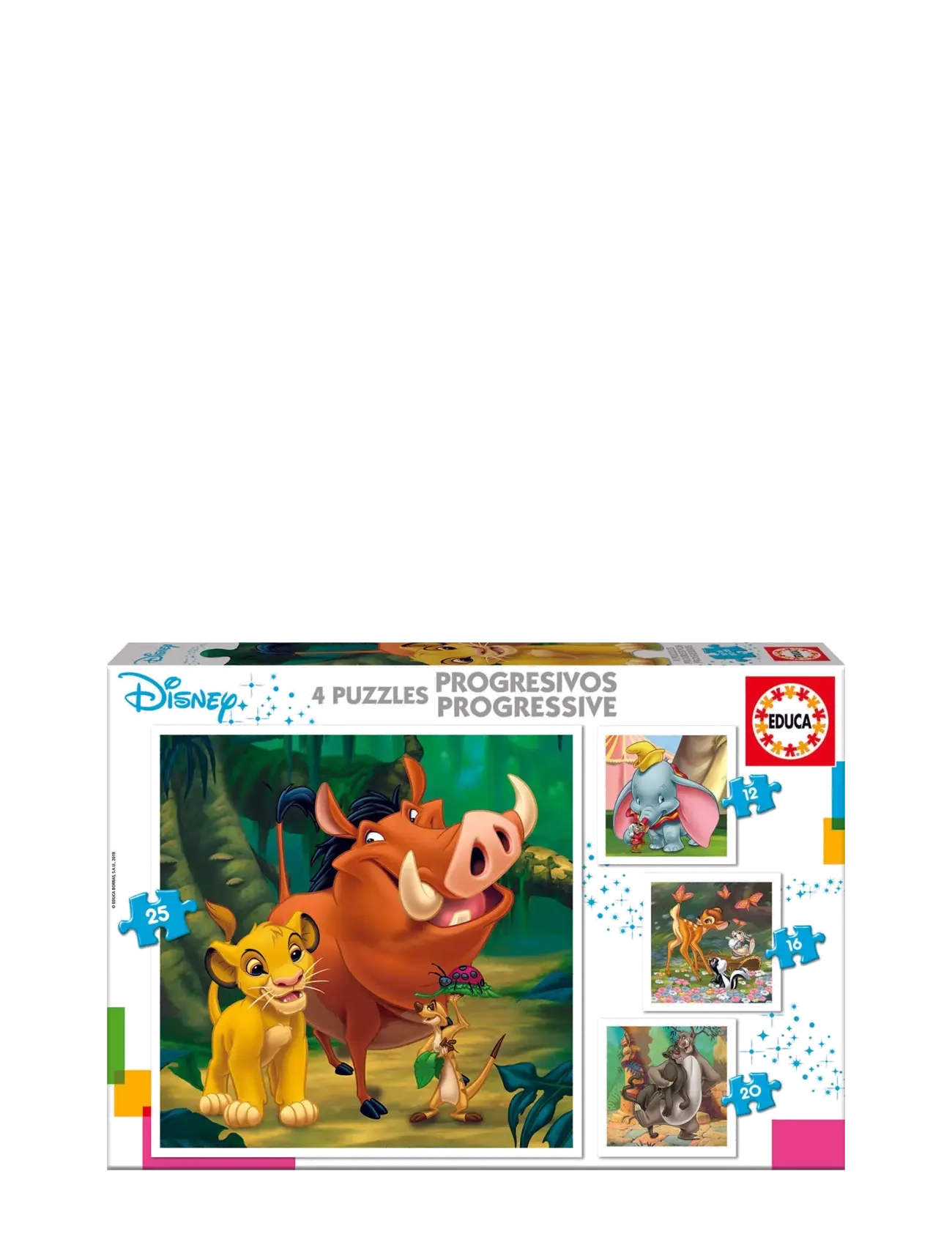 Educa Educa 12-16-20-25 Disney Animals - Leker - MULTI / multi