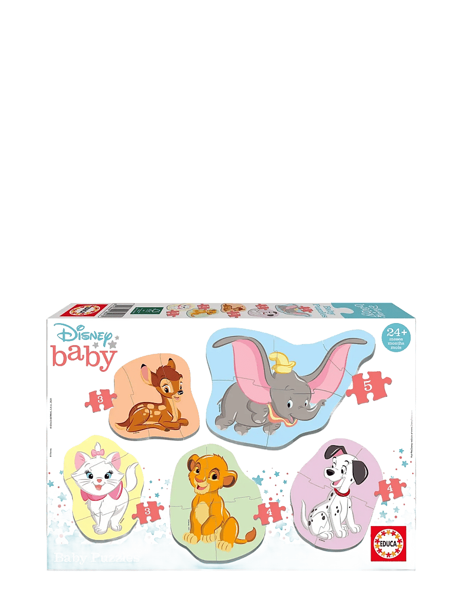 Educa - Educa Baby Disney Animals 2 - klassiske puslespil - multi - 0