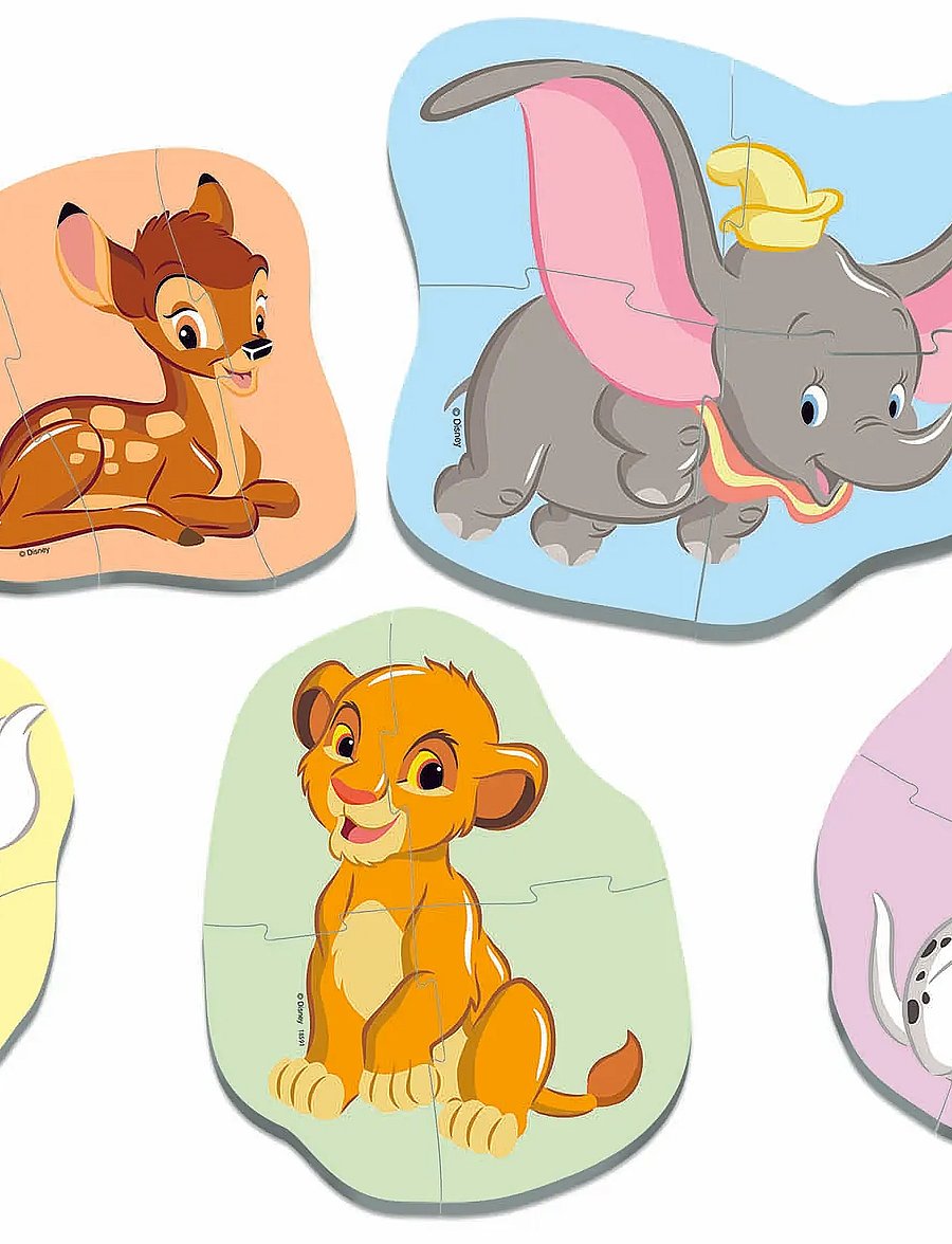 Educa - Educa Baby Disney Animals 2 - klassiske puslespil - multi - 1