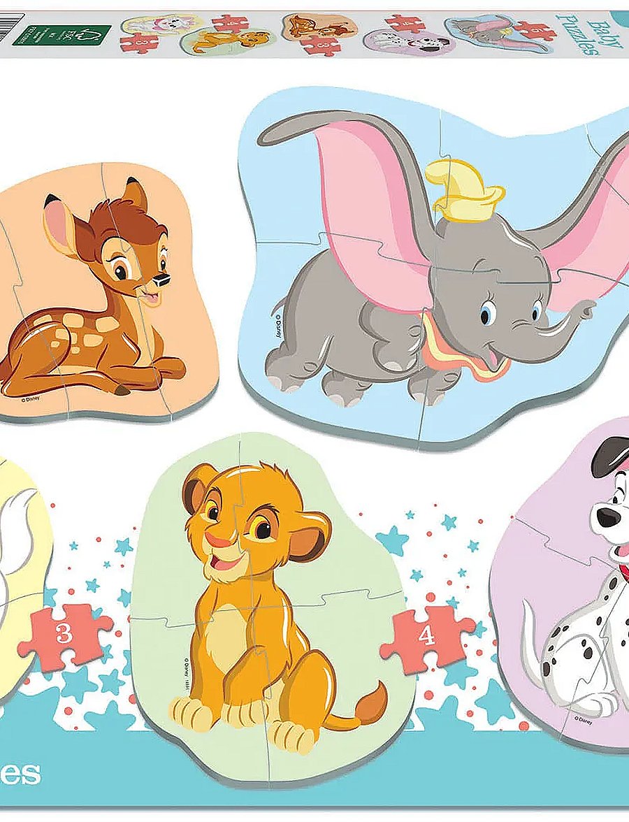 Educa - Educa Baby Disney Animals 2 - klassiske puslespil - multi - 2