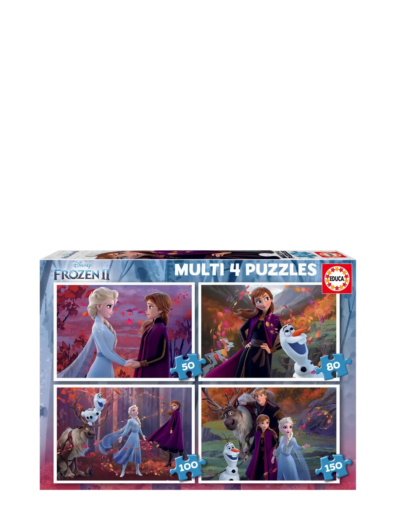 Educa Educa 50-80-100-150 Frozen - Julegave - MULTI / multi