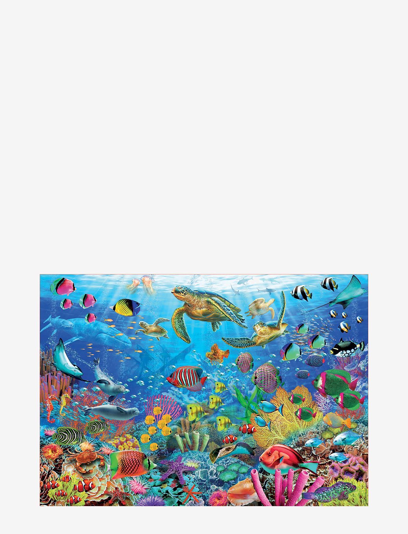 Educa - Educa 1000 Tropical Fantasy Turtles - klassiske puslespil - multi - 1