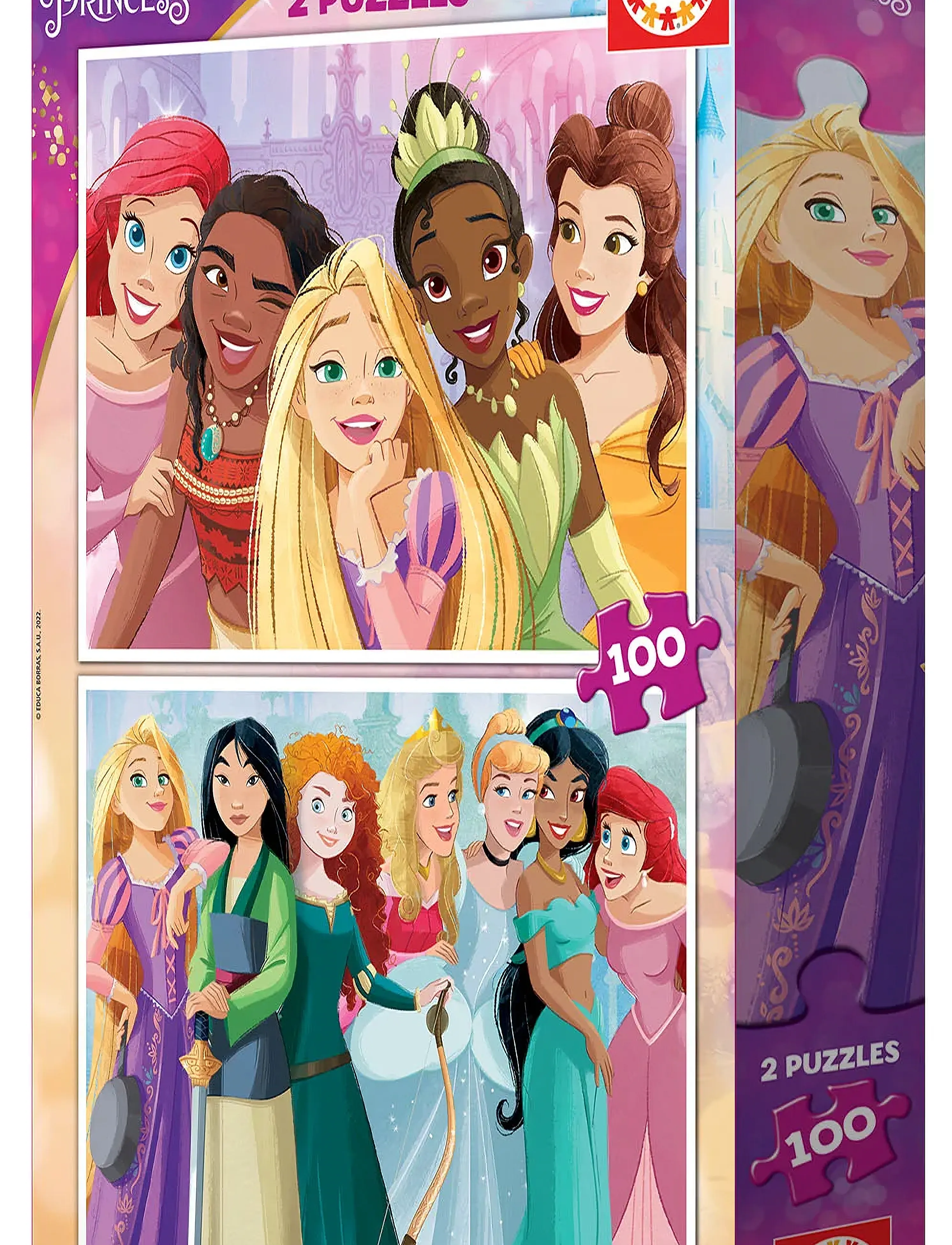 Educa - Educa 2x100 Disney Princess - pussel - multi - 2