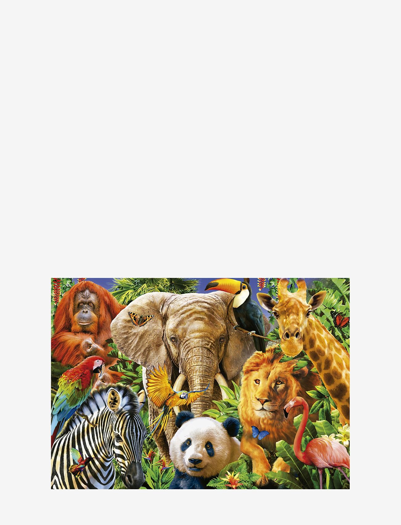 Educa - Educa 500 Wild Animal Collage - klassiske puslespil - multi - 1