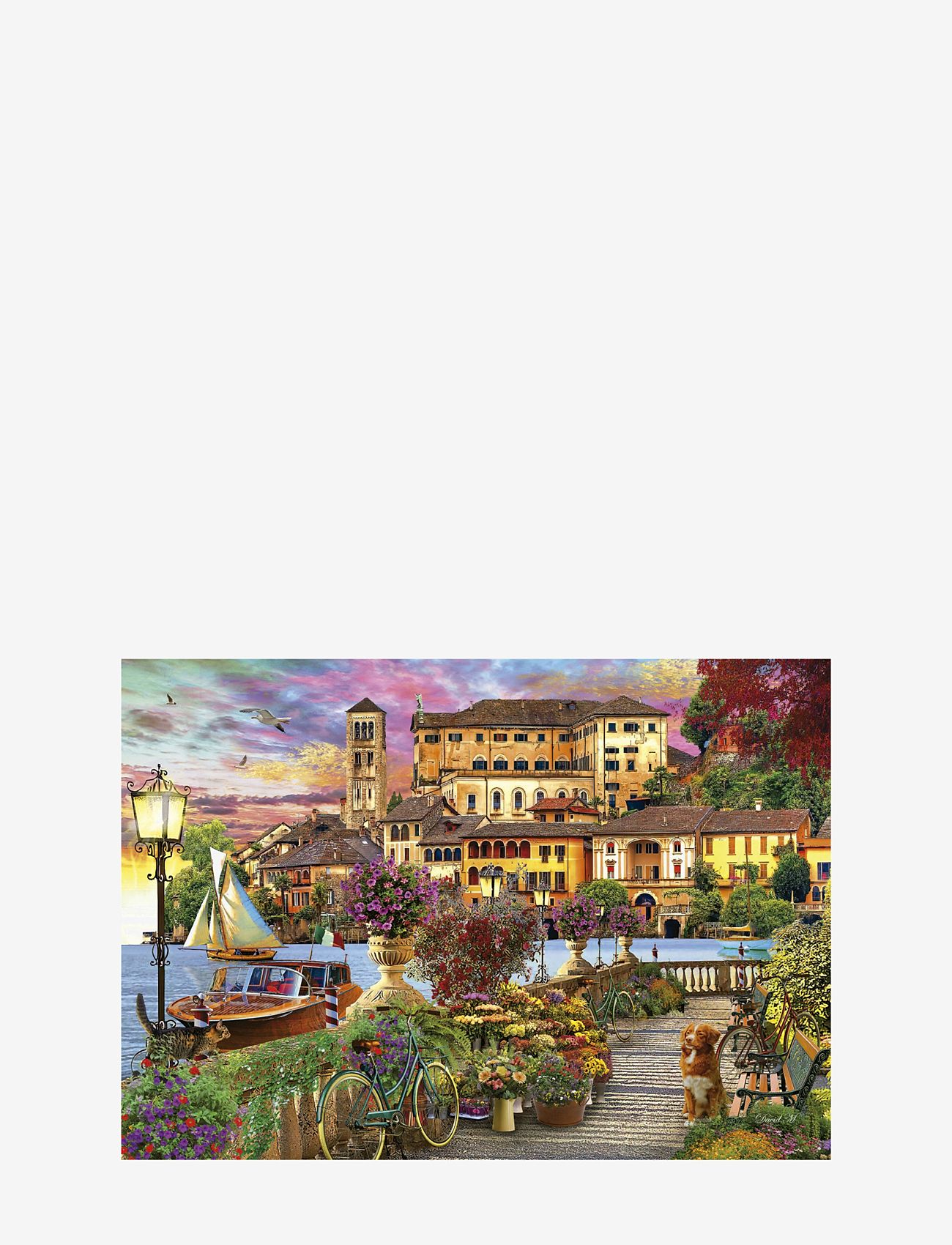 Educa - Educa 1500 Italian Promenade - klassiska pussel - multi - 1