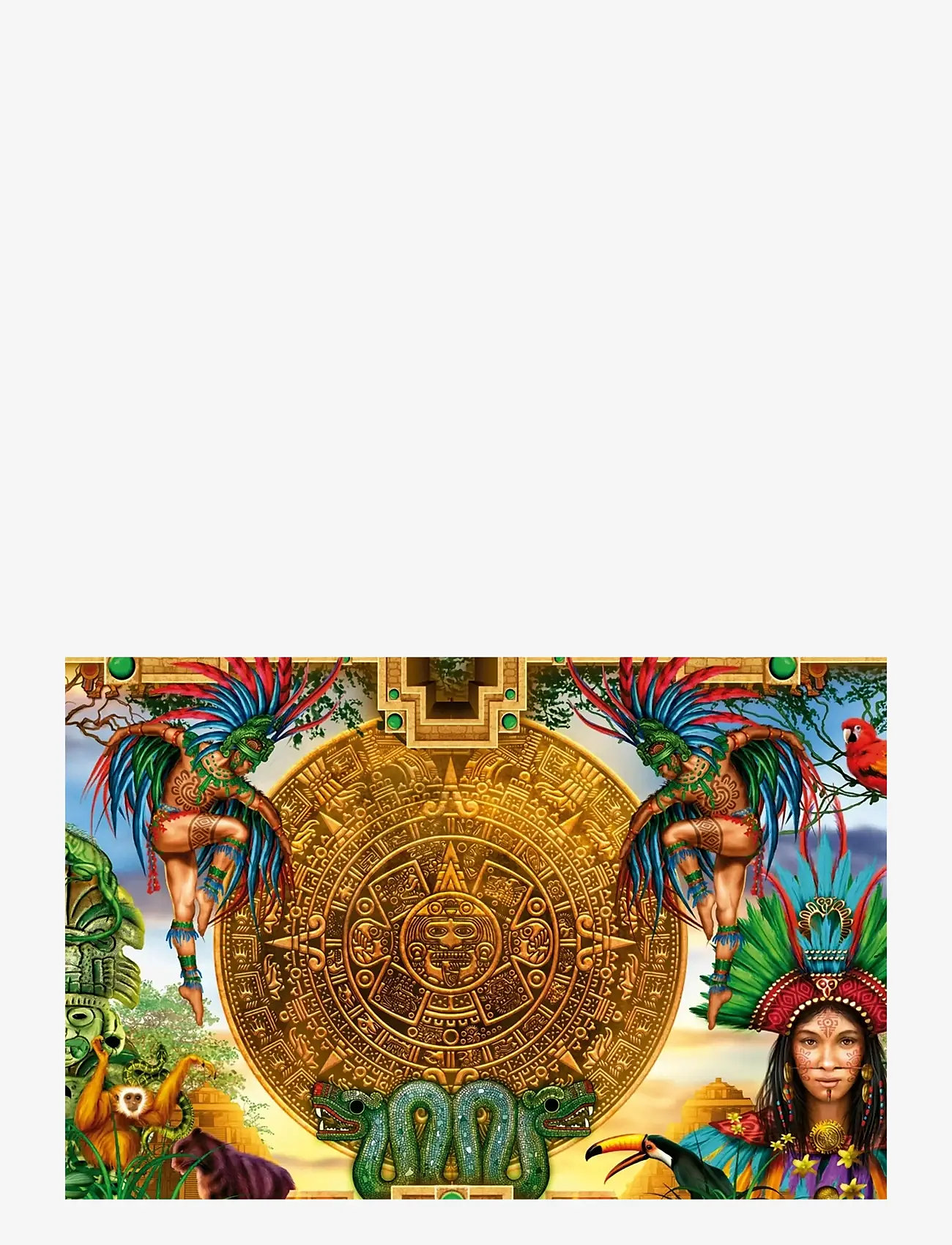 Educa - Educa 2000 Aztec Mayan Montage - klassiske puslespil - muti - 1