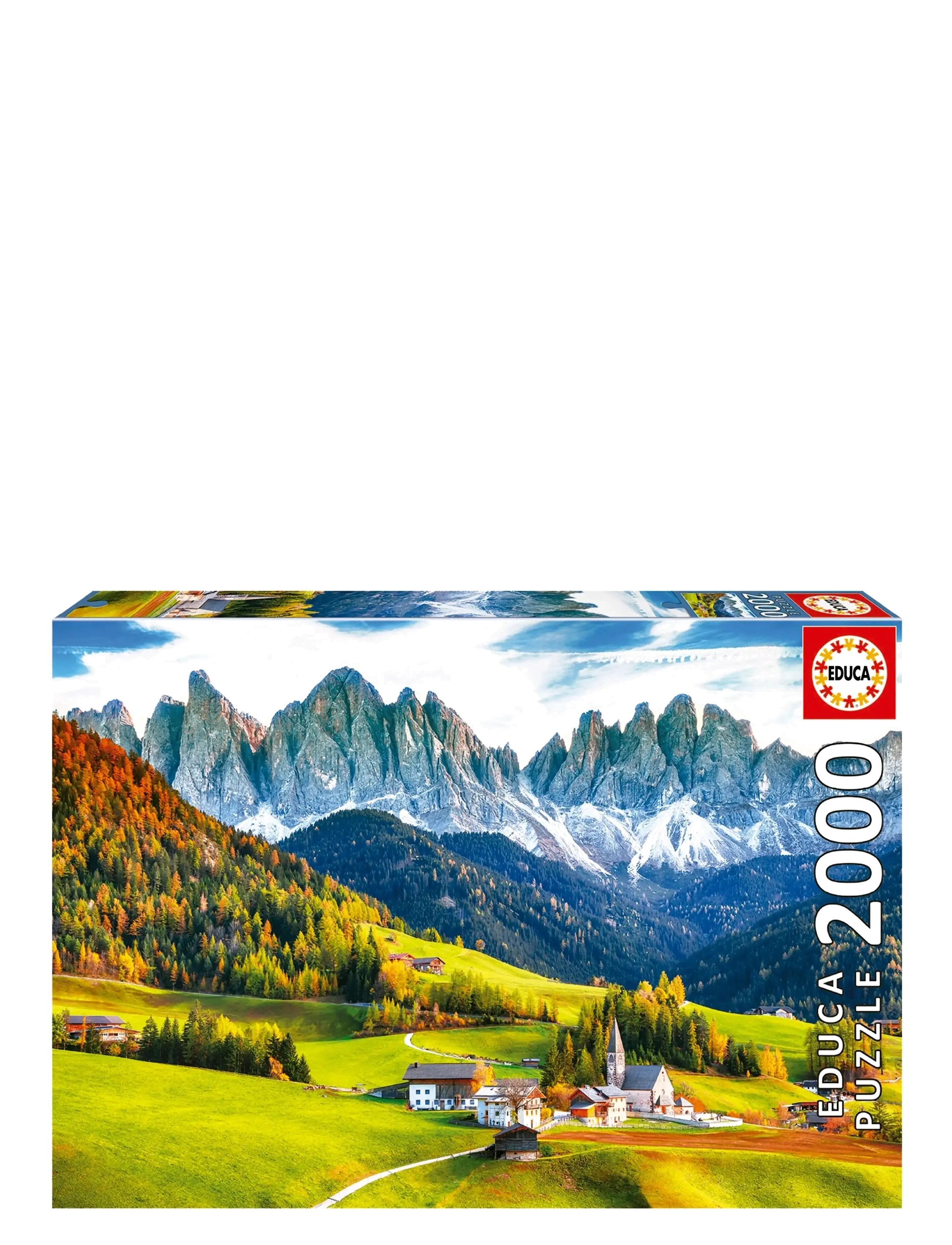 Educa 2000 Autumn In The Dolomites, Børn, Classic Puslespil, Multi/mønstret, Str: ONE SIZE