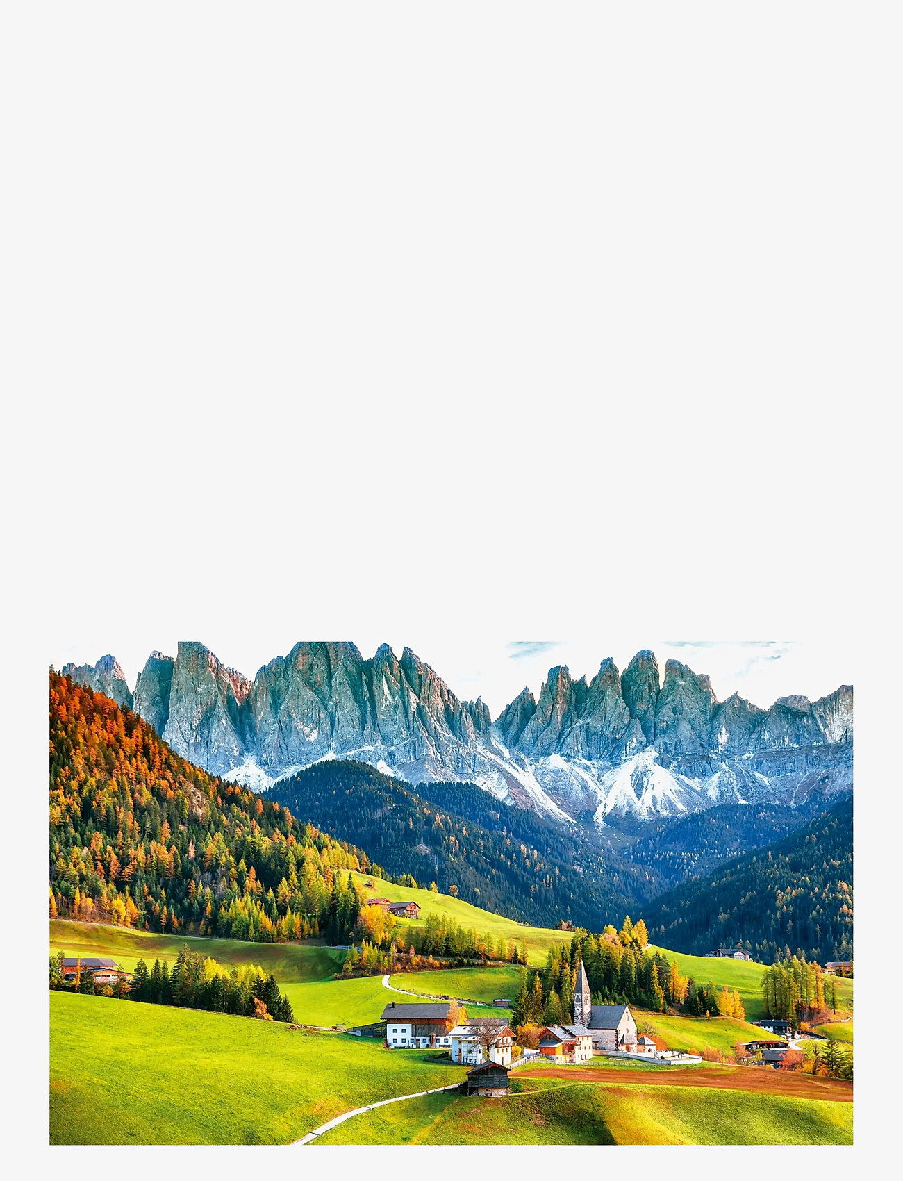 Educa - Educa 2000 Autumn In The Dolomites - klassiske puslespil - muti - 1