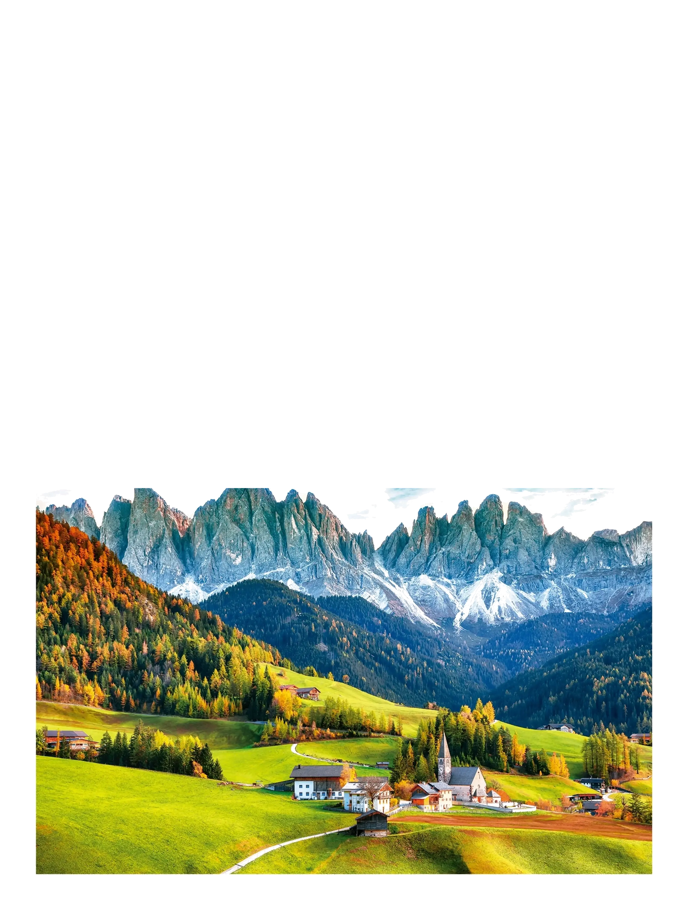 Educa - Educa 2000 Autumn In The Dolomites - klassiske puslespil - muti - 1