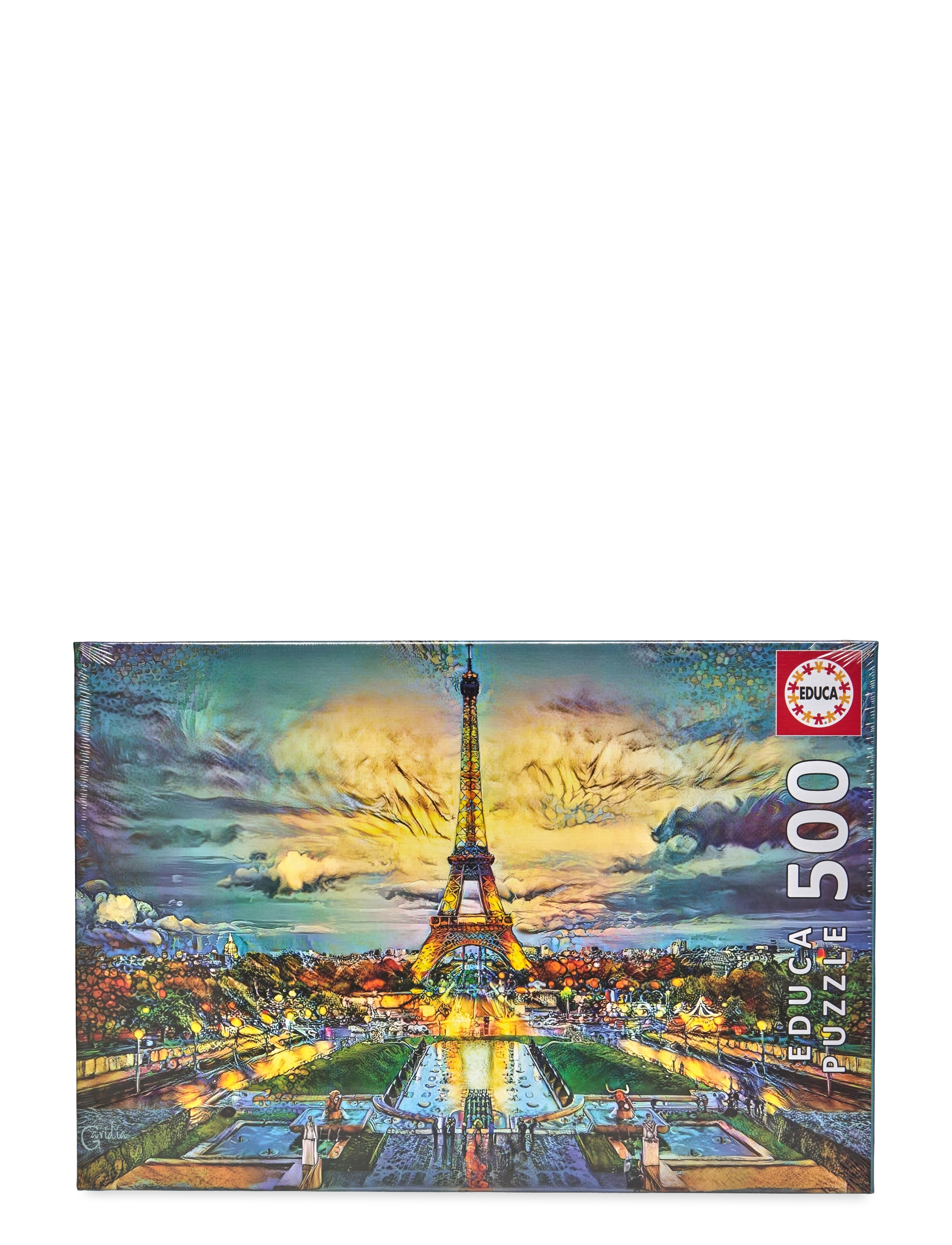 Educa 500 Eiffel Tower, Classic Puslespil, Multi/mønstret, Str: ONE SIZE