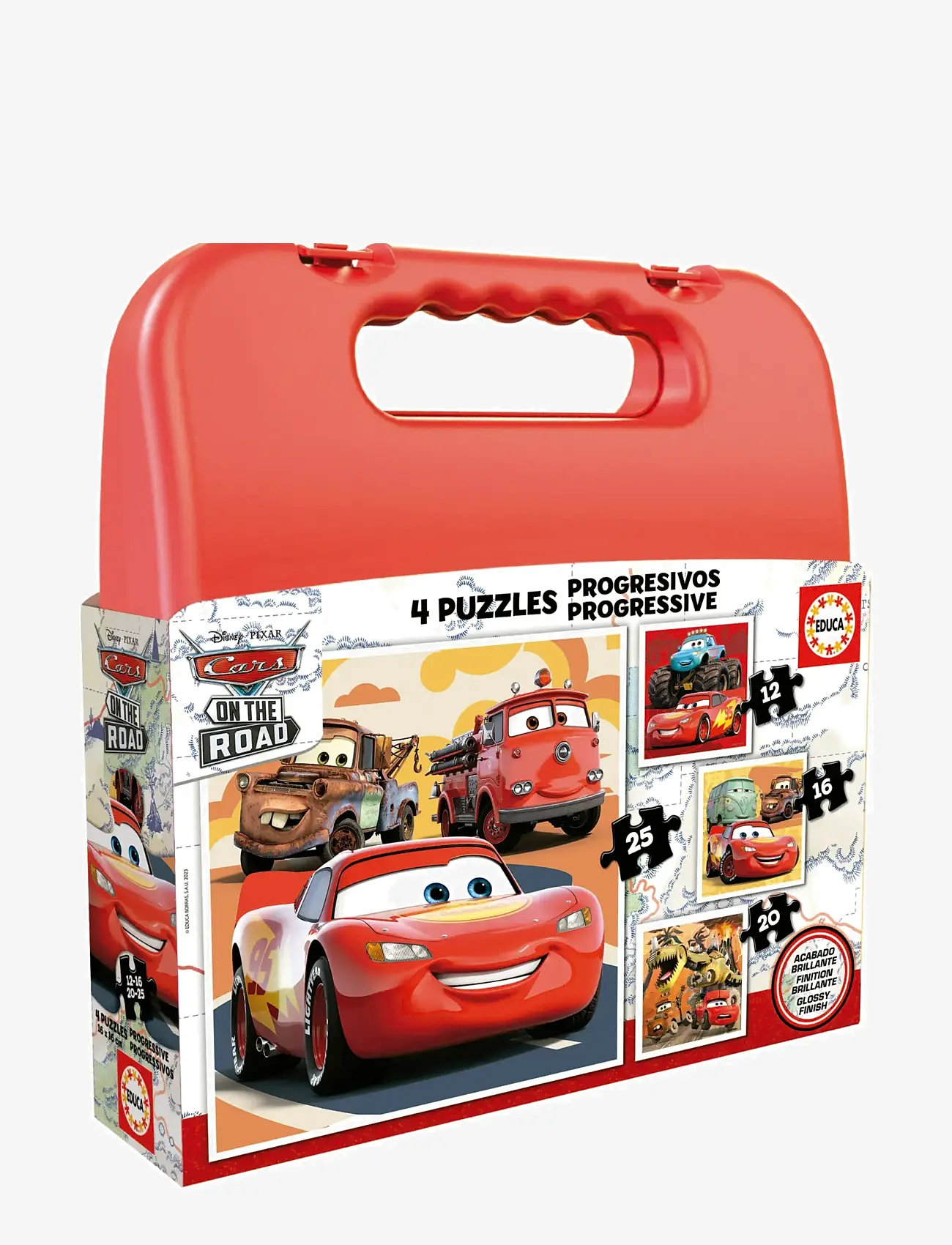 Educa - Educa 12-16-20-25 Cars - klassiska pussel - multi - 0