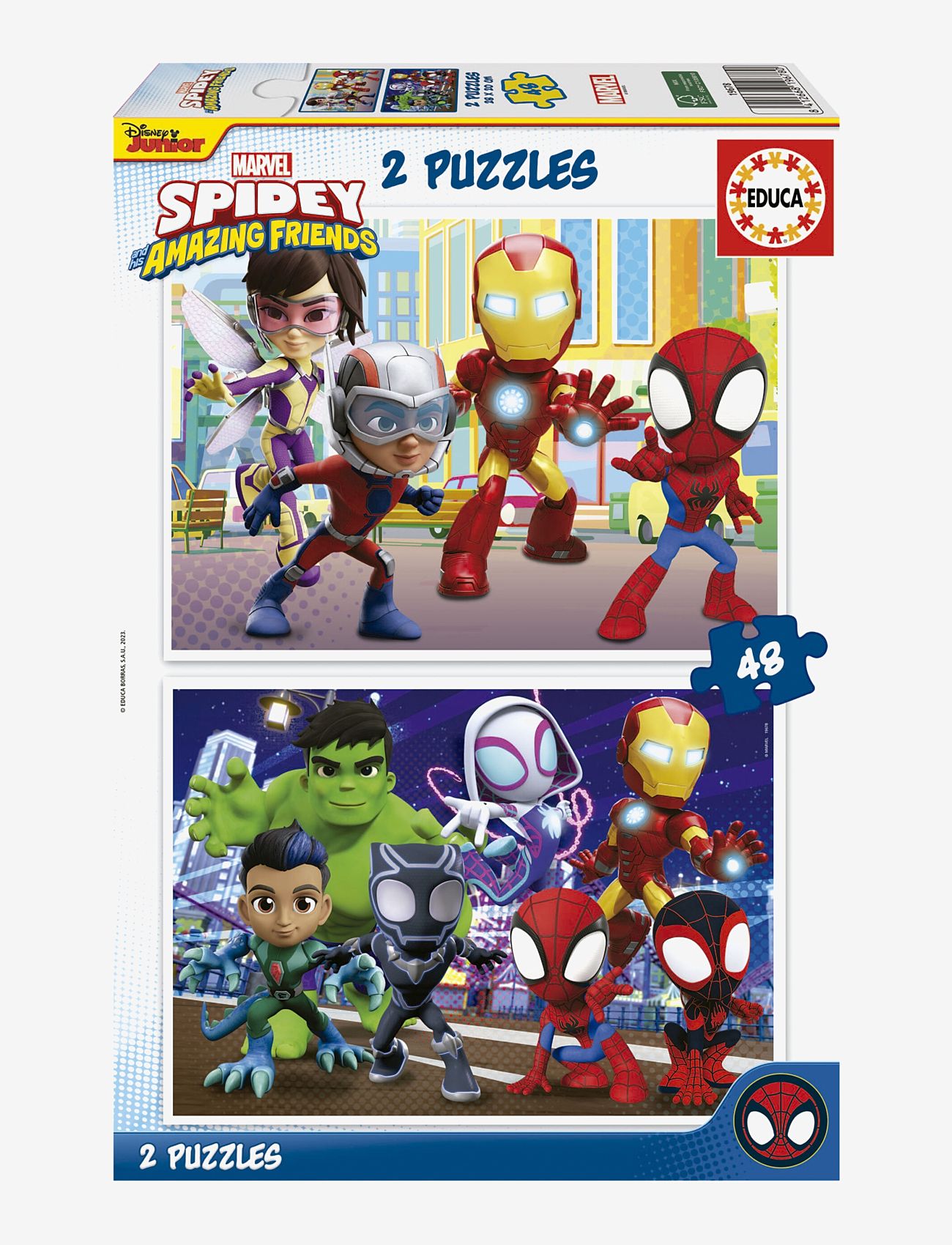 Educa - Educa 2x48 Spidey & His Amazing Friends - classic puzzles - multi - 0