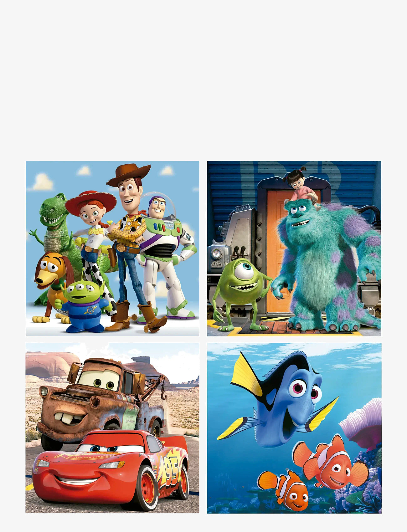 Educa - Educa 12-16-20-25 Disney Pixar - classic puzzles - multi - 1