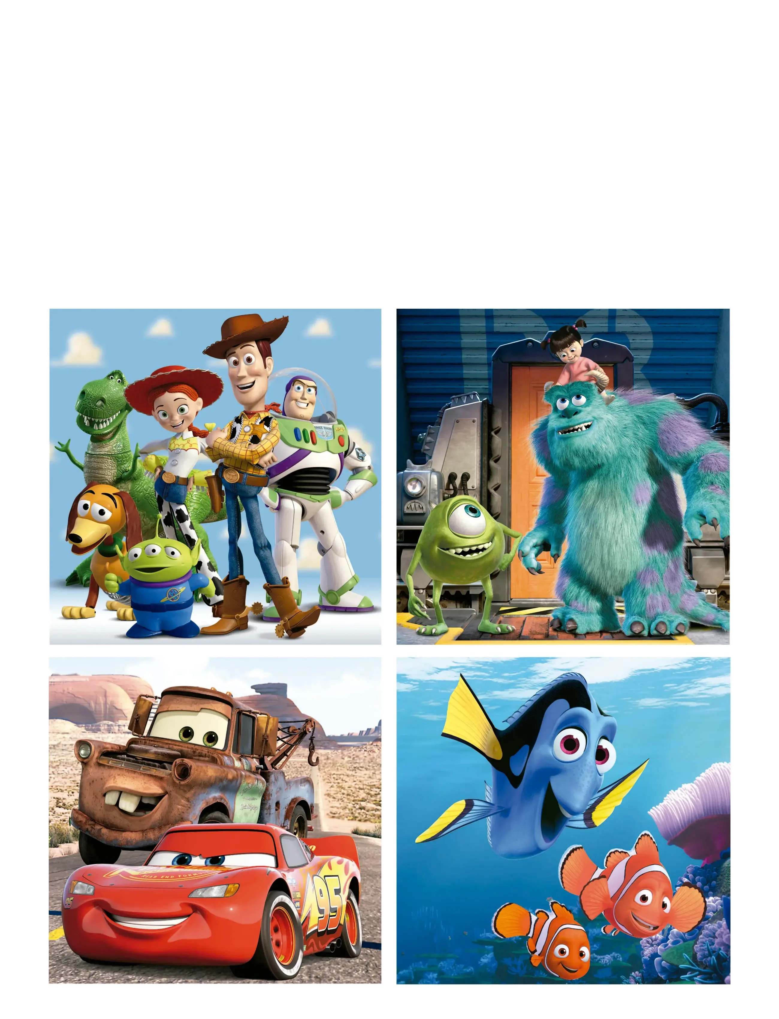 Educa - Educa 12-16-20-25 Disney Pixar - klassísk púsl - multi - 1