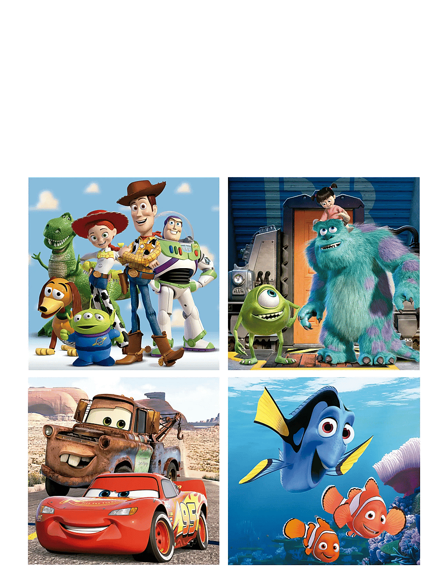 Educa - Educa 12-16-20-25 Disney Pixar - klassísk púsl - multi - 1