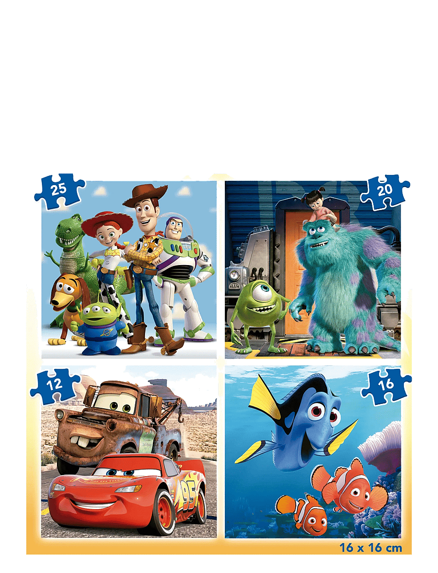 Educa - Educa 12-16-20-25 Disney Pixar - klassísk púsl - multi - 2
