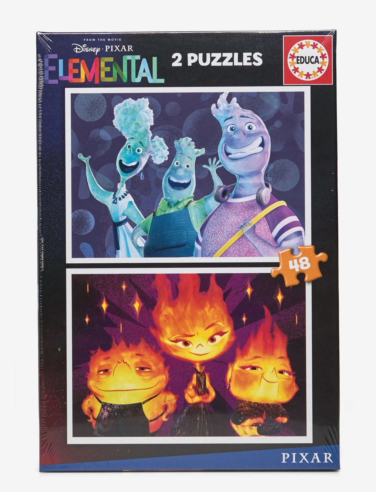 Educa - Educa 2X48 Elemental - klassiske puslespil - multi - 0