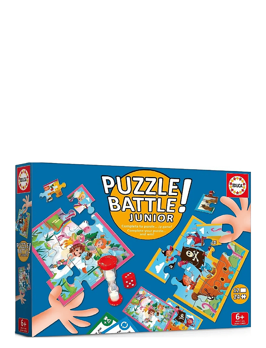 Educa - Educa Puzzle Battle Junior - Animals - klassiske puslespil - muti - 0