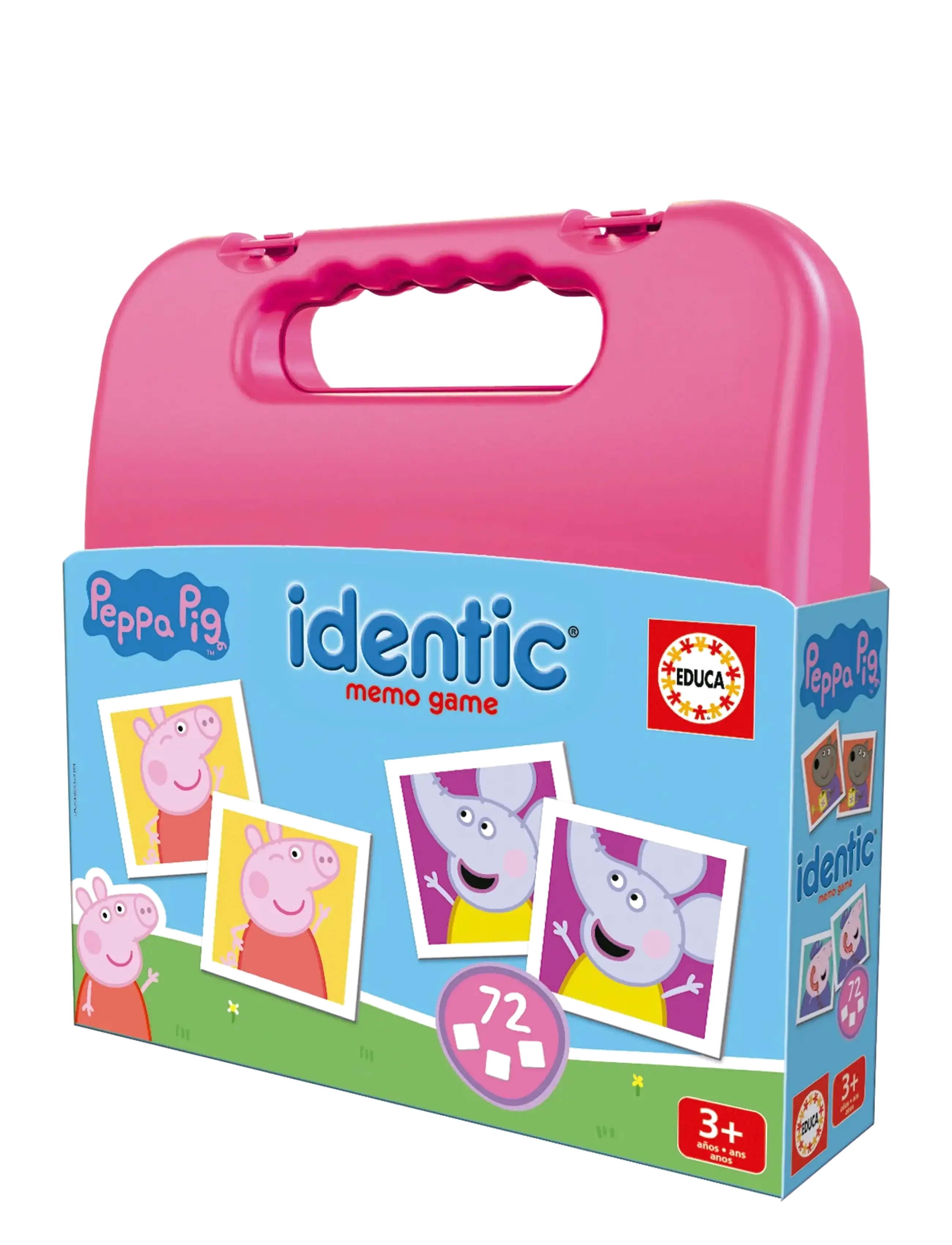Educa Memory Peppa Pig Suitcase, Børn, Memory, Pink, Str: ONE SIZE