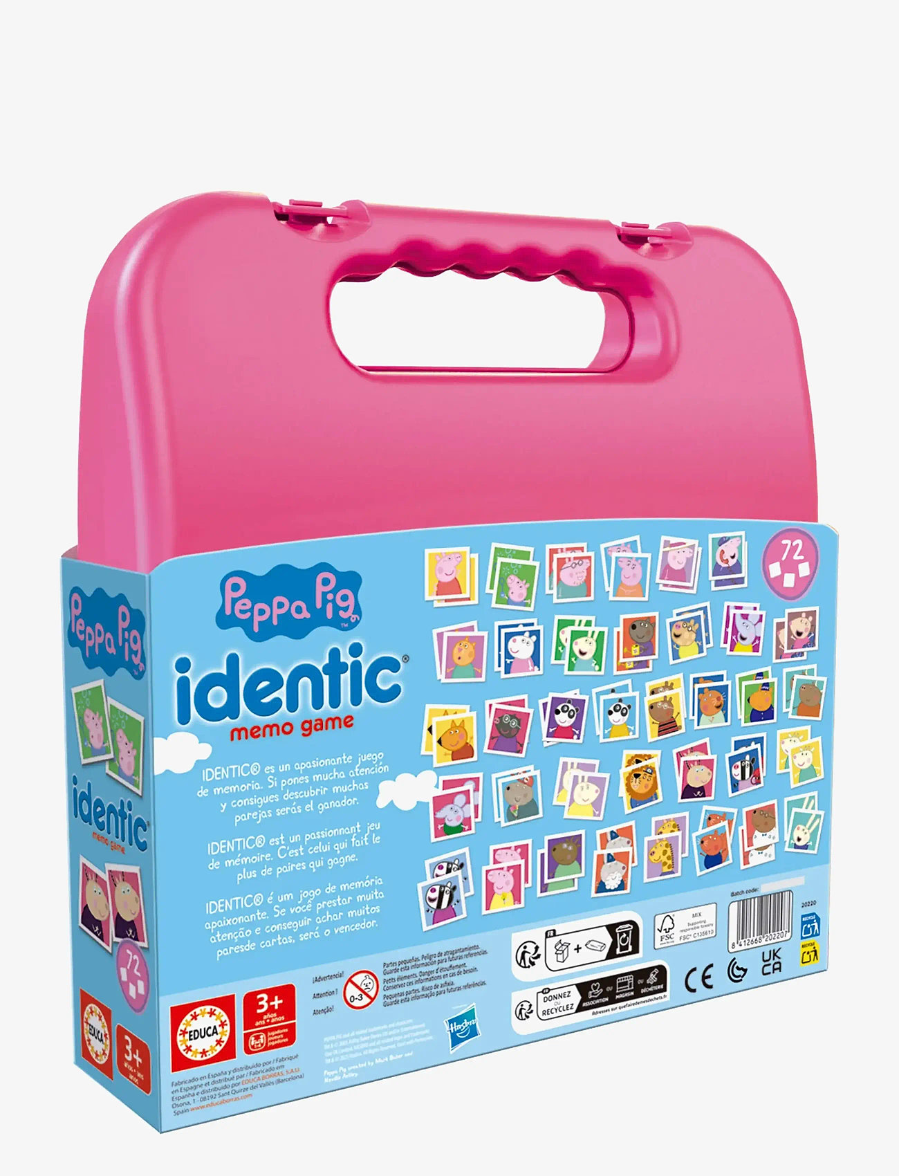 Educa - Educa Memory Peppa Pig Suitcase - memo - multi - 2