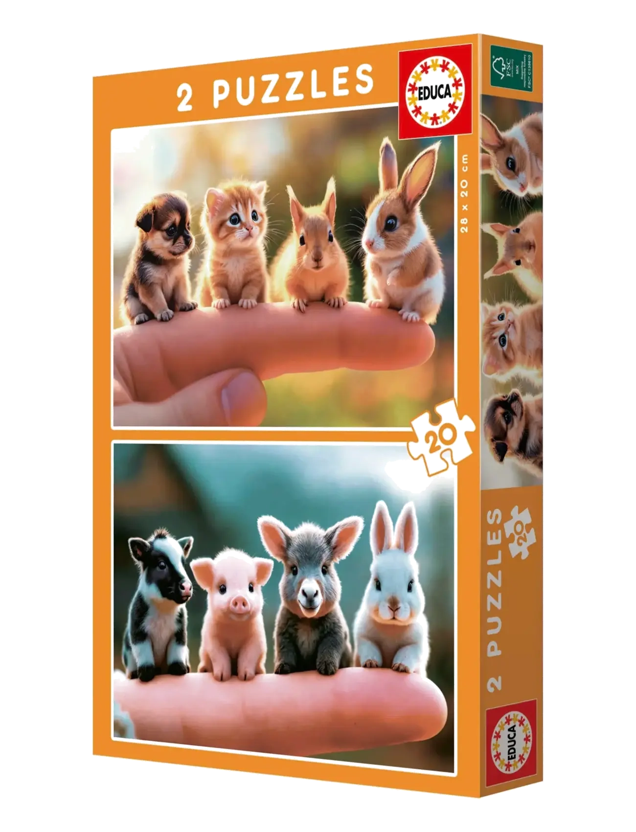 Educa - Educa 2X20 Baby Animals - multi - 1