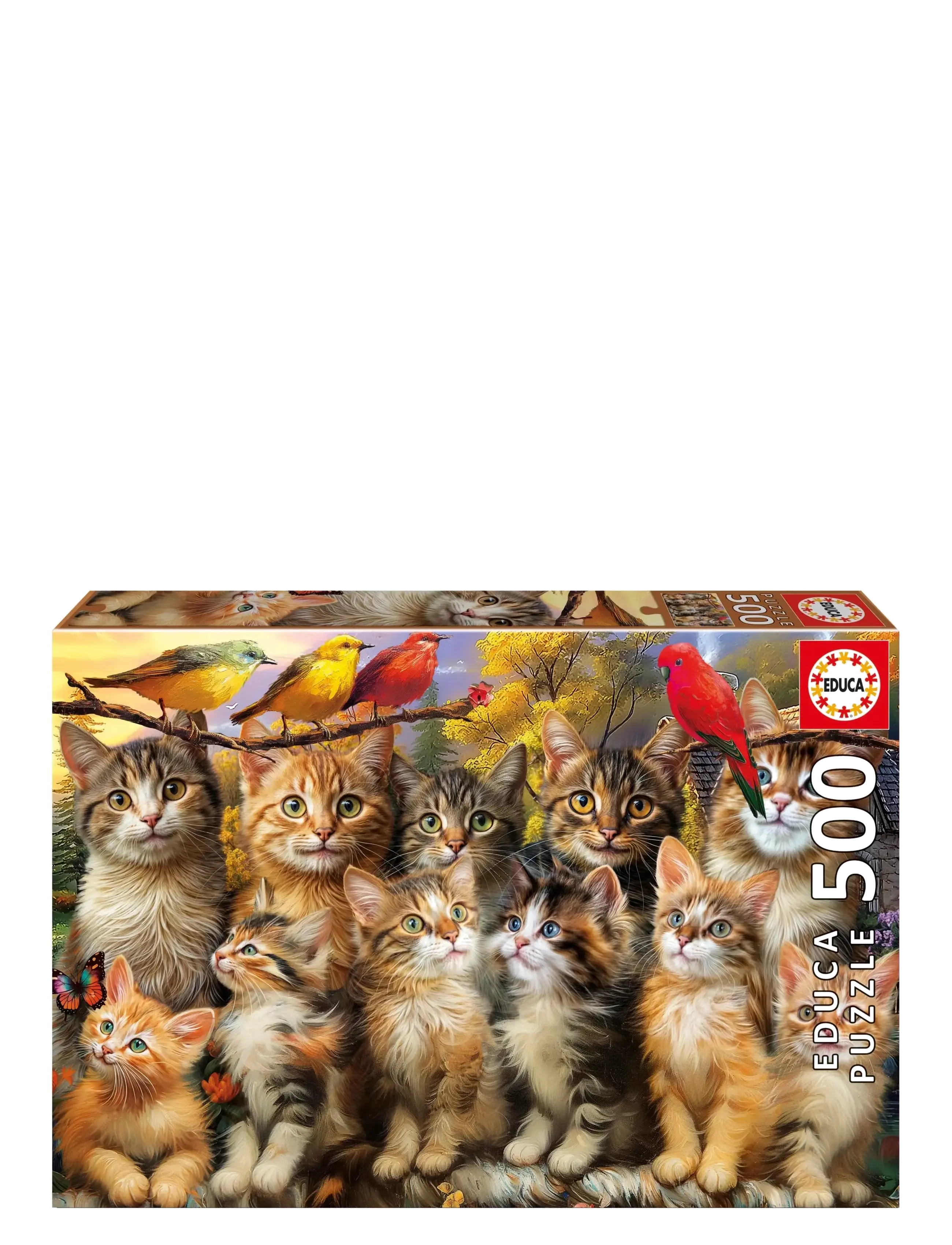 Educa Educa 500 Kittens And Birds - Leksaker - MUTI / multi