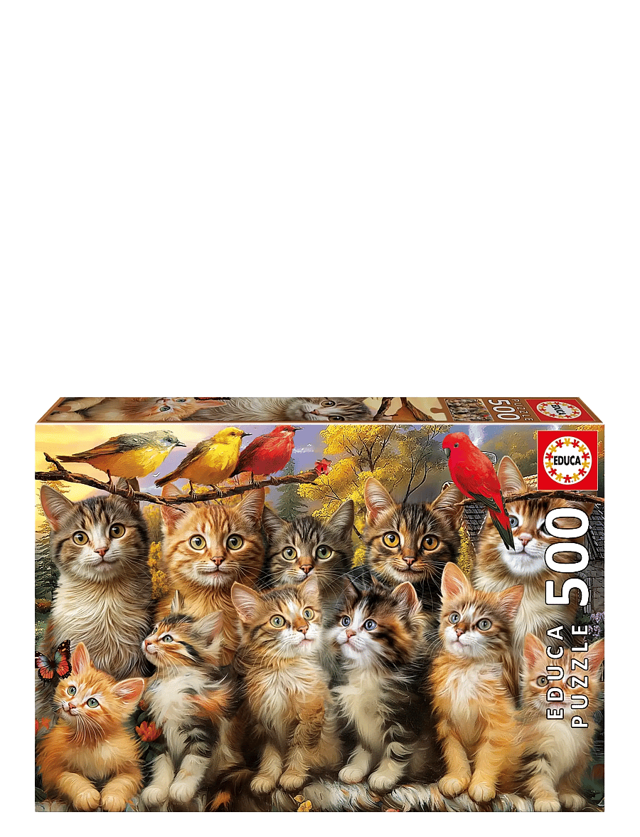 Educa - Educa 500 Kittens And Birds - klassiska pussel - muti - 1
