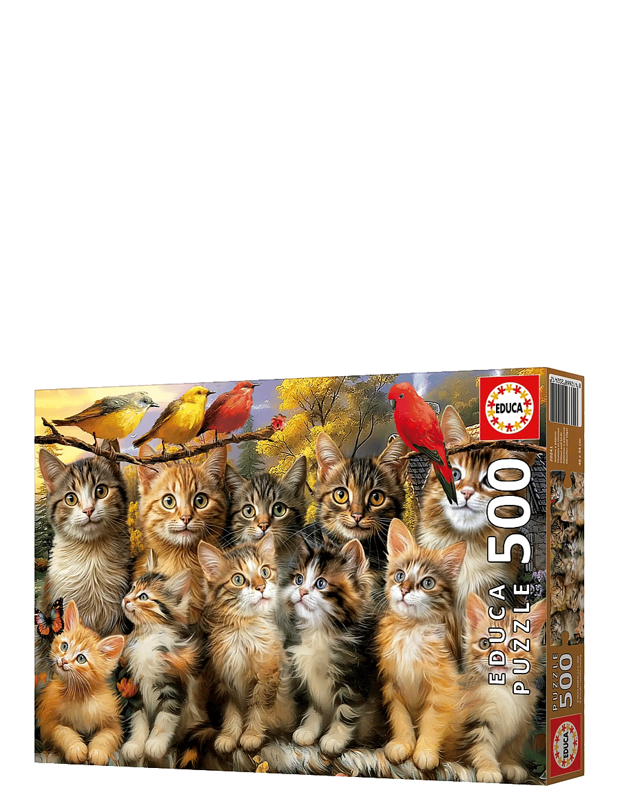 Educa - Educa 500 Kittens And Birds - klassiska pussel - muti - 3