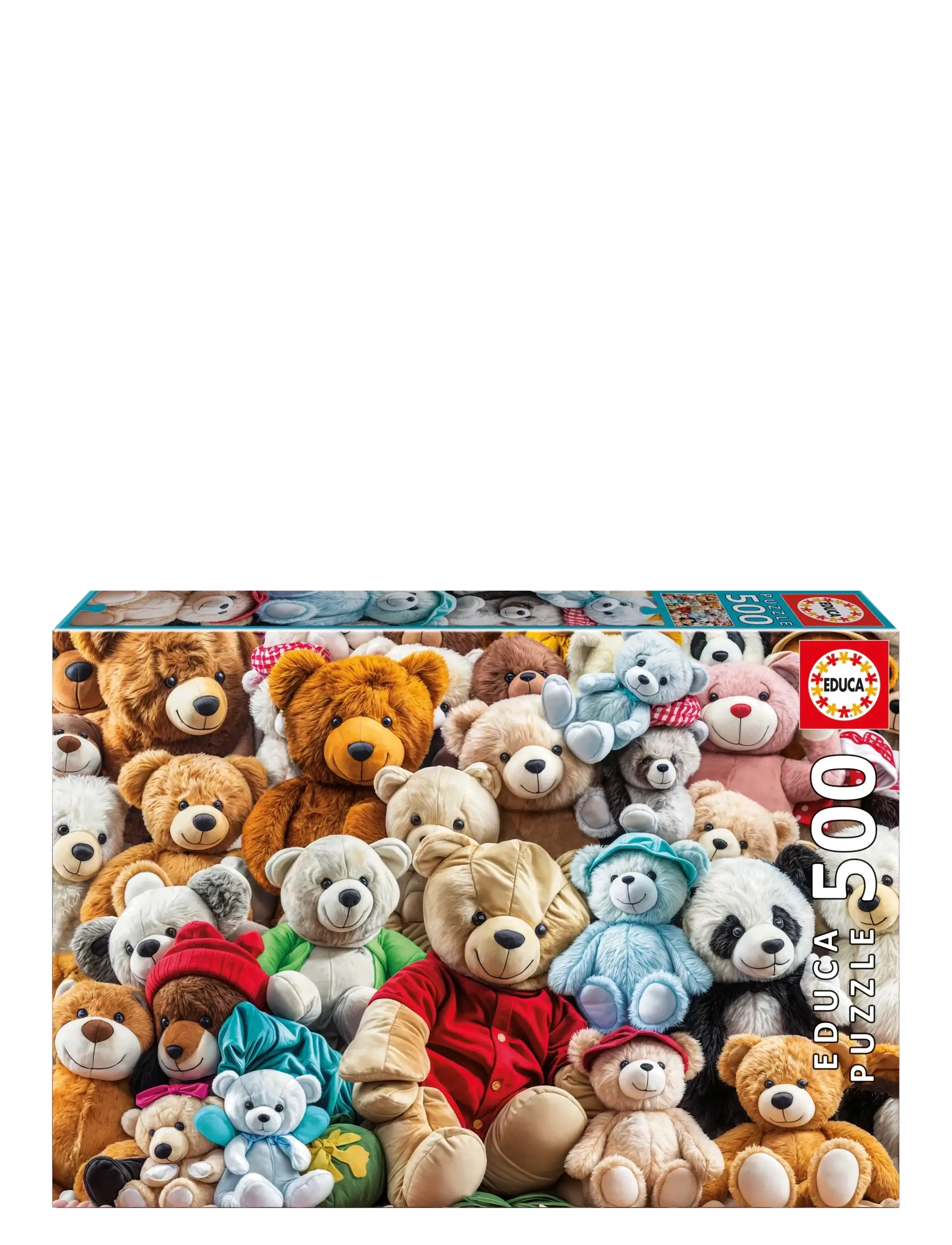 Educa 500 Teddy Bears, Classic Puslespil, Multi/mønstret, Str: ONE SIZE