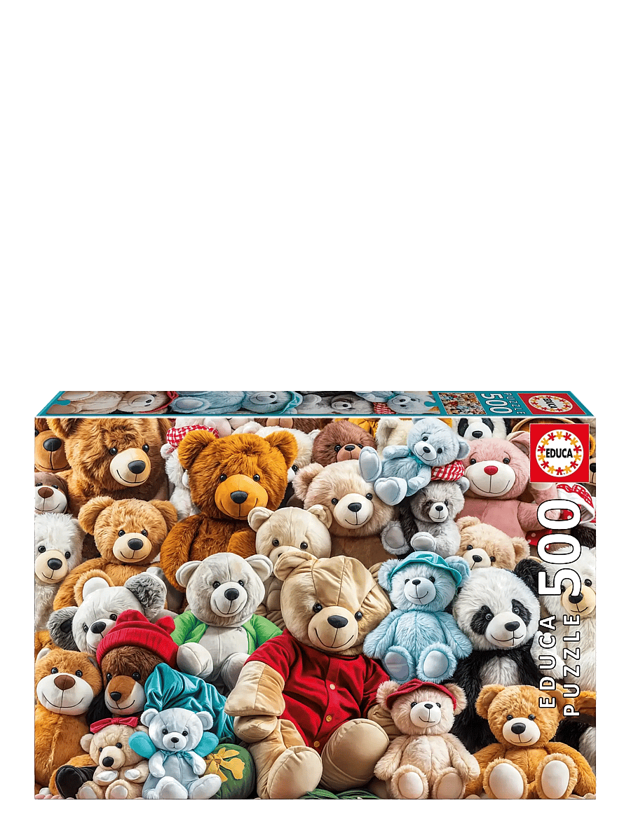 Educa - Educa 500 Teddy Bears - klassiske puslespil - muti - 0