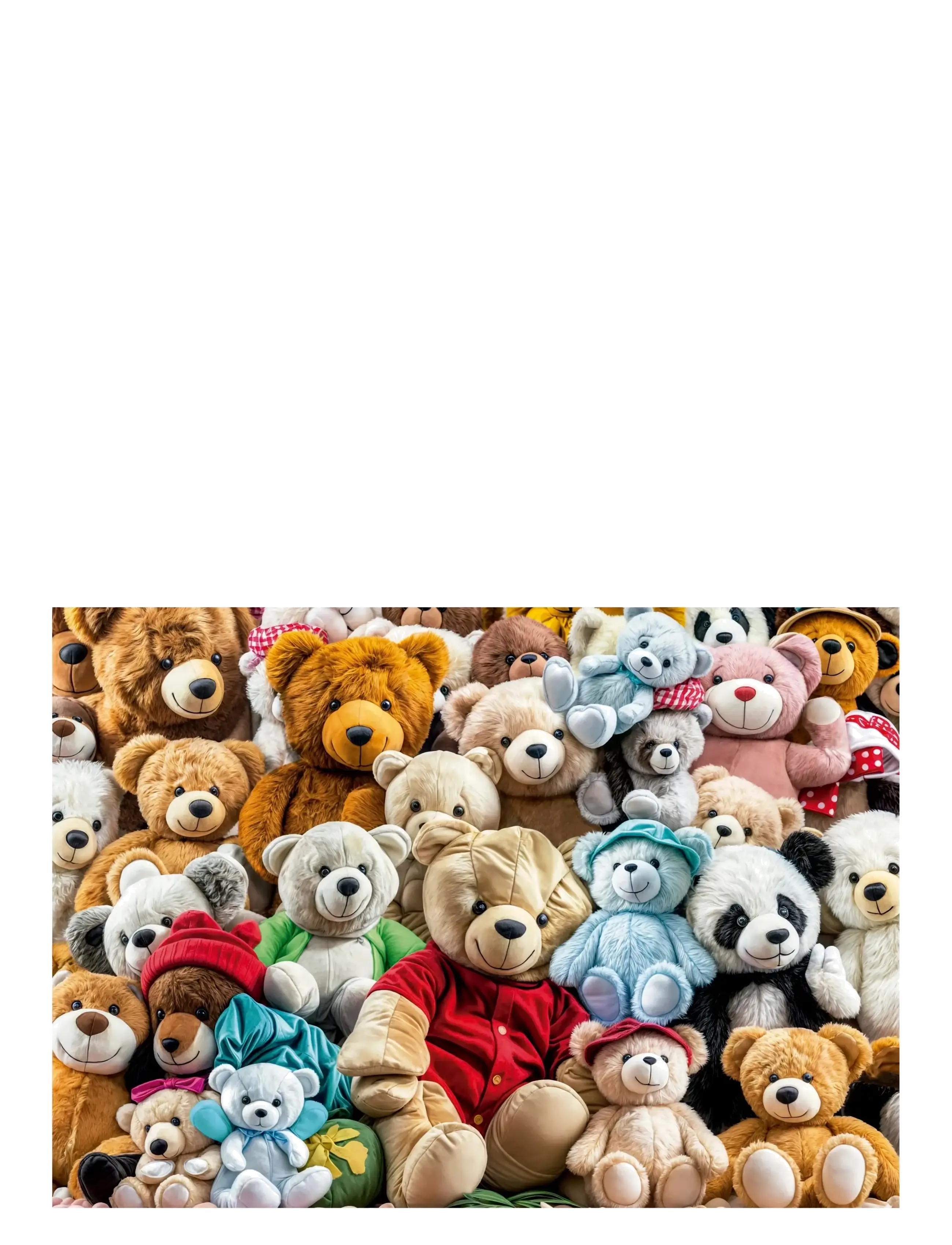 Educa - Educa 500 Teddy Bears - klassísk púsl - muti - 1