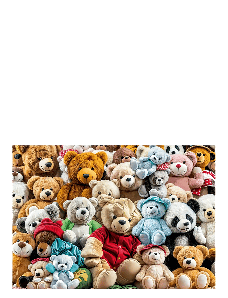 Educa - Educa 500 Teddy Bears - klassiske puslespil - muti - 1