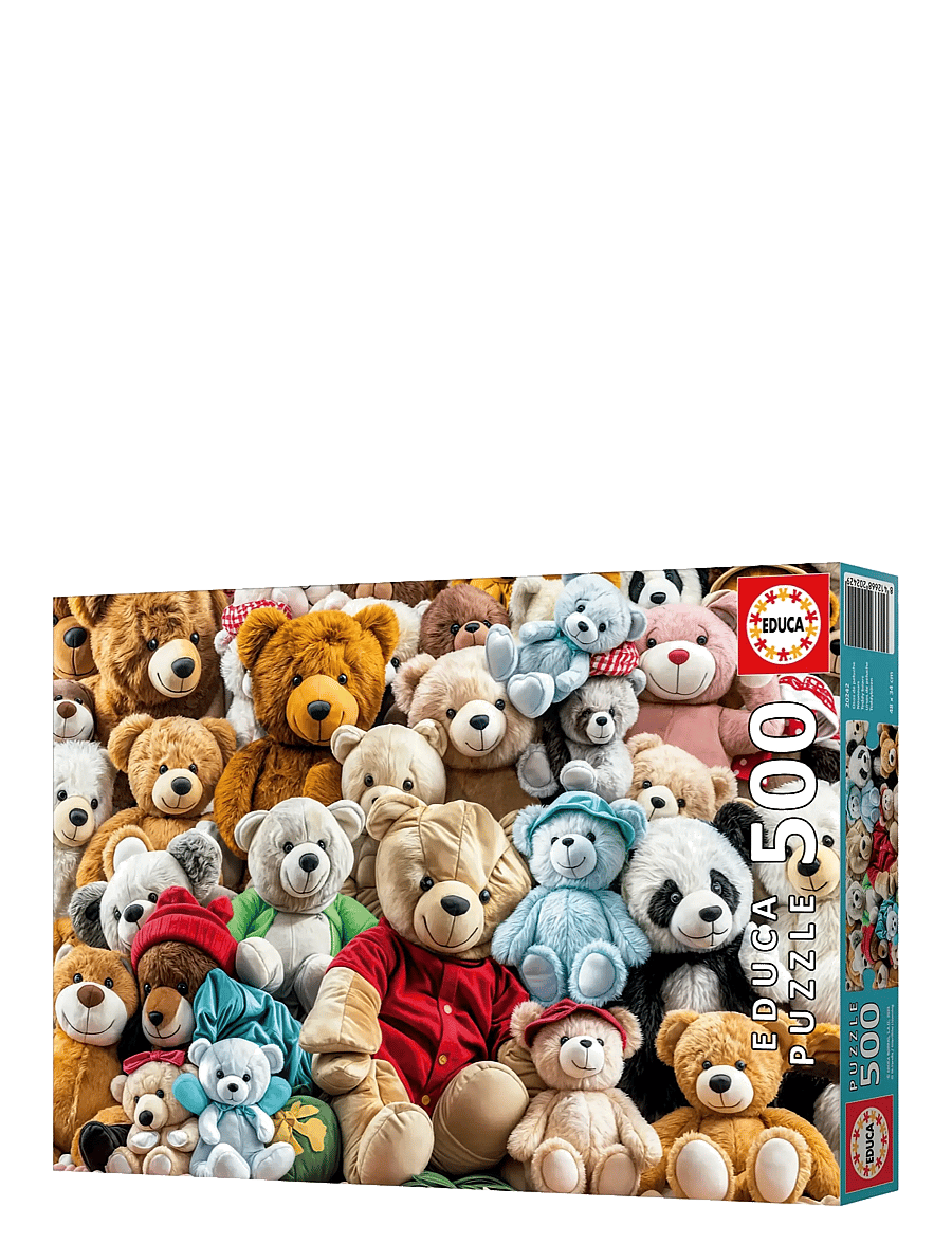 Educa - Educa 500 Teddy Bears - klassiske puslespil - muti - 2