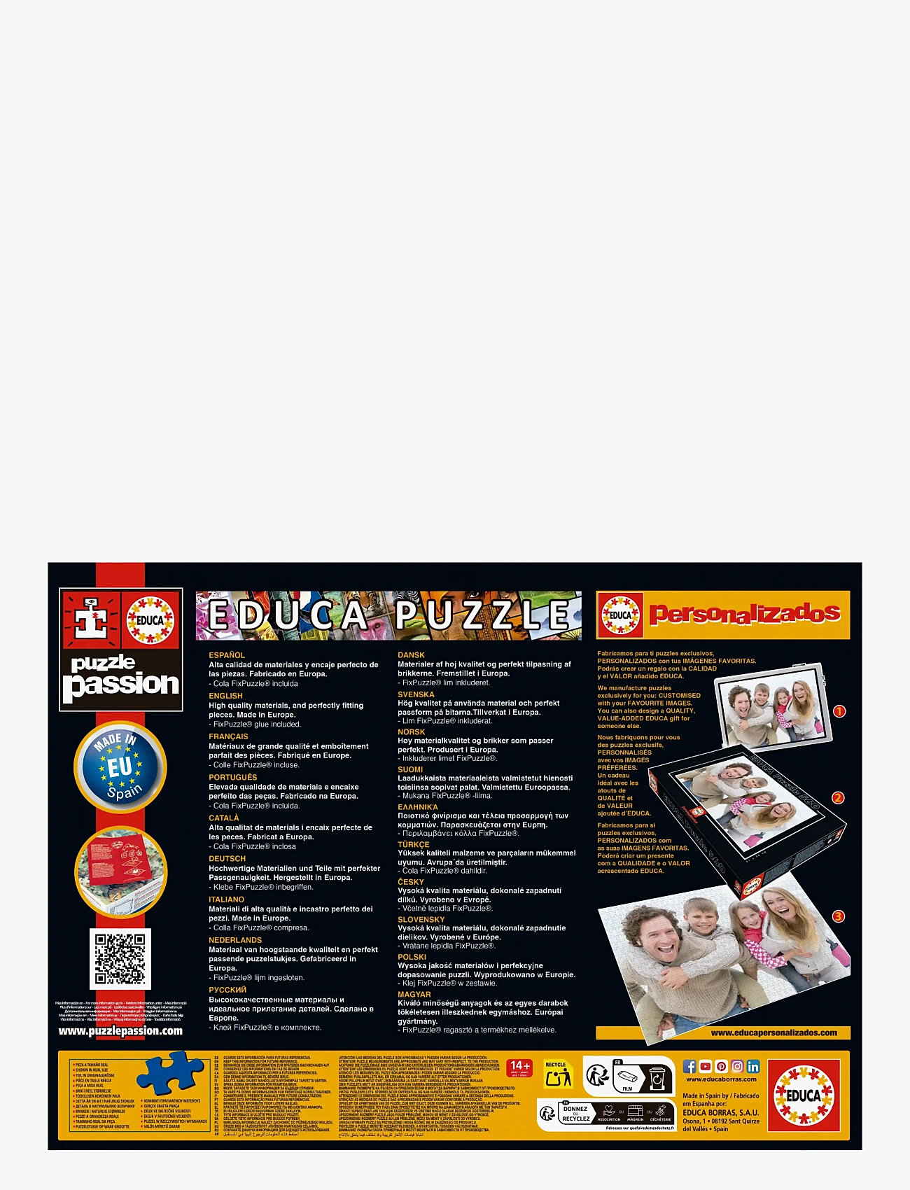 Educa - Educa 1000 Shell Collage - klassiske puslespil - muti - 2
