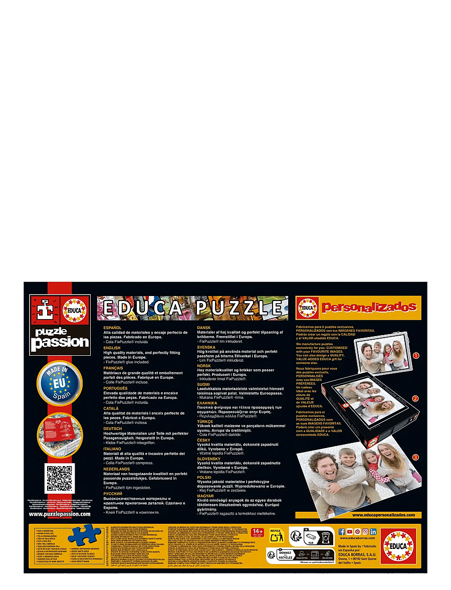Educa - Educa 1000 Shell Collage - klassiske puslespil - muti - 2