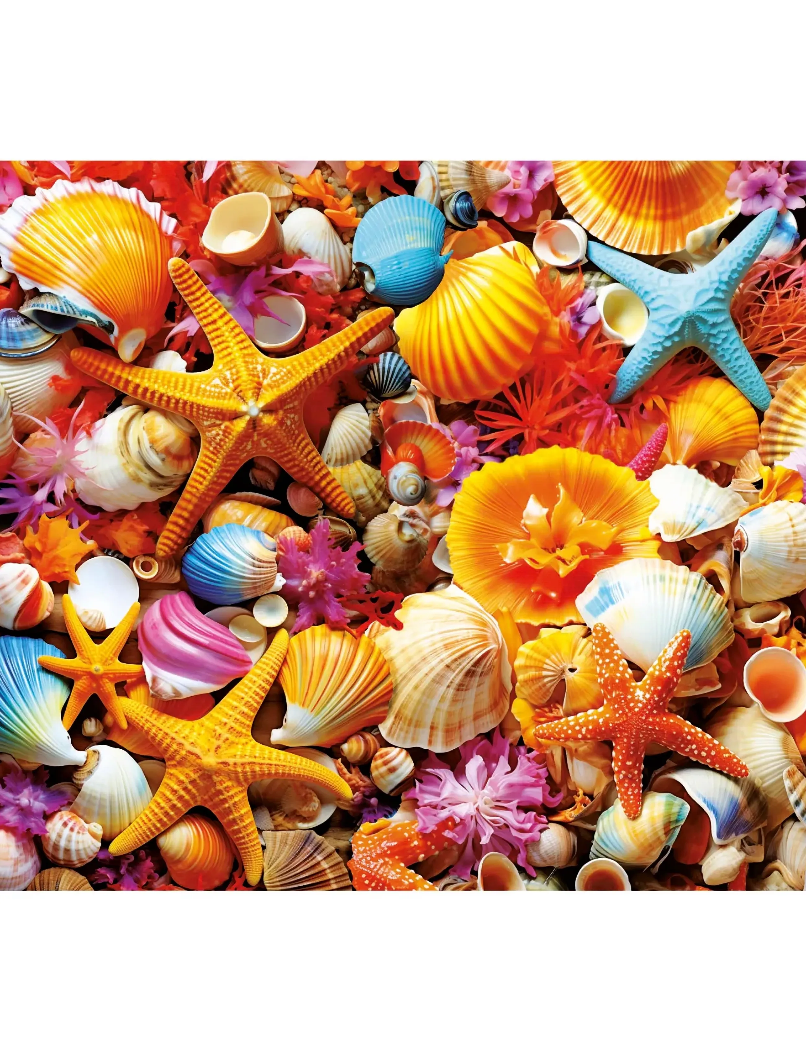 Educa 1000 Shell Collage, Børn, Classic Puslespil, Multi/mønstret, Str: ONE SIZE