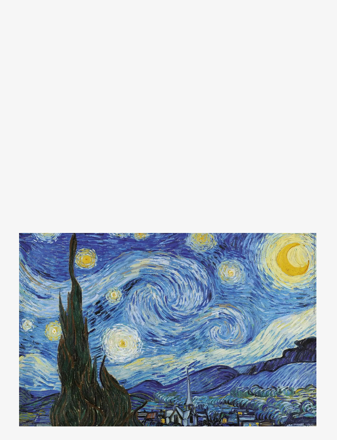 Educa - Educa Miniature 1000 The Starry Night, Van Gogh - klassiske puslespil - muti - 1