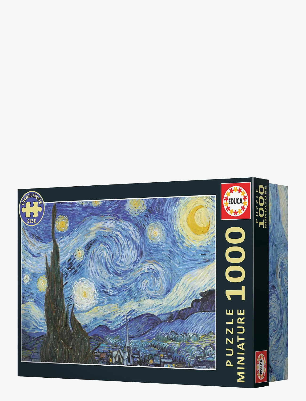 Educa - Educa Miniature 1000 The Starry Night, Van Gogh - klassiske puslespil - muti - 2