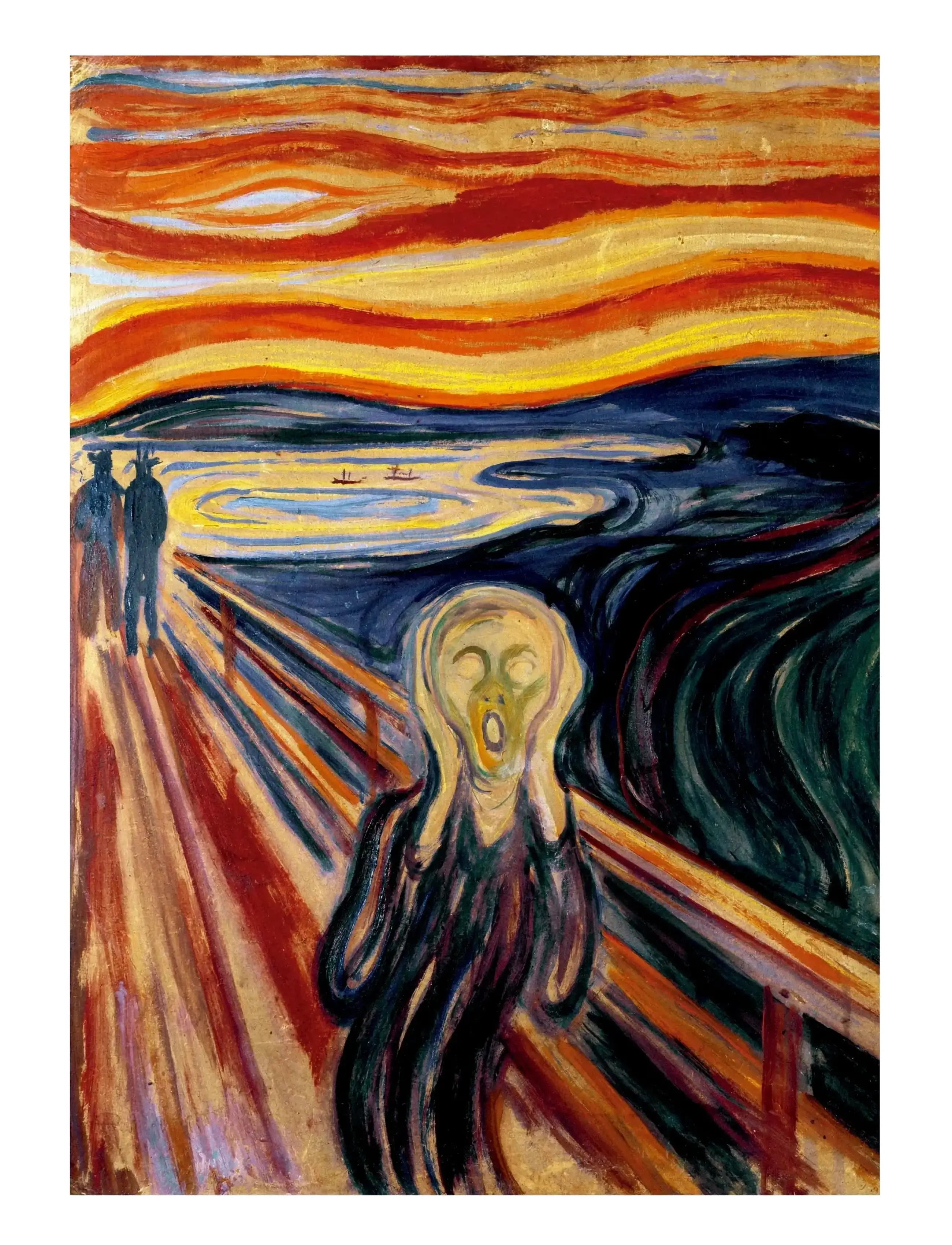 Educa - Educa 2X1000 The Scream, Edvard Munch - klassiske puslespill - muti - 2