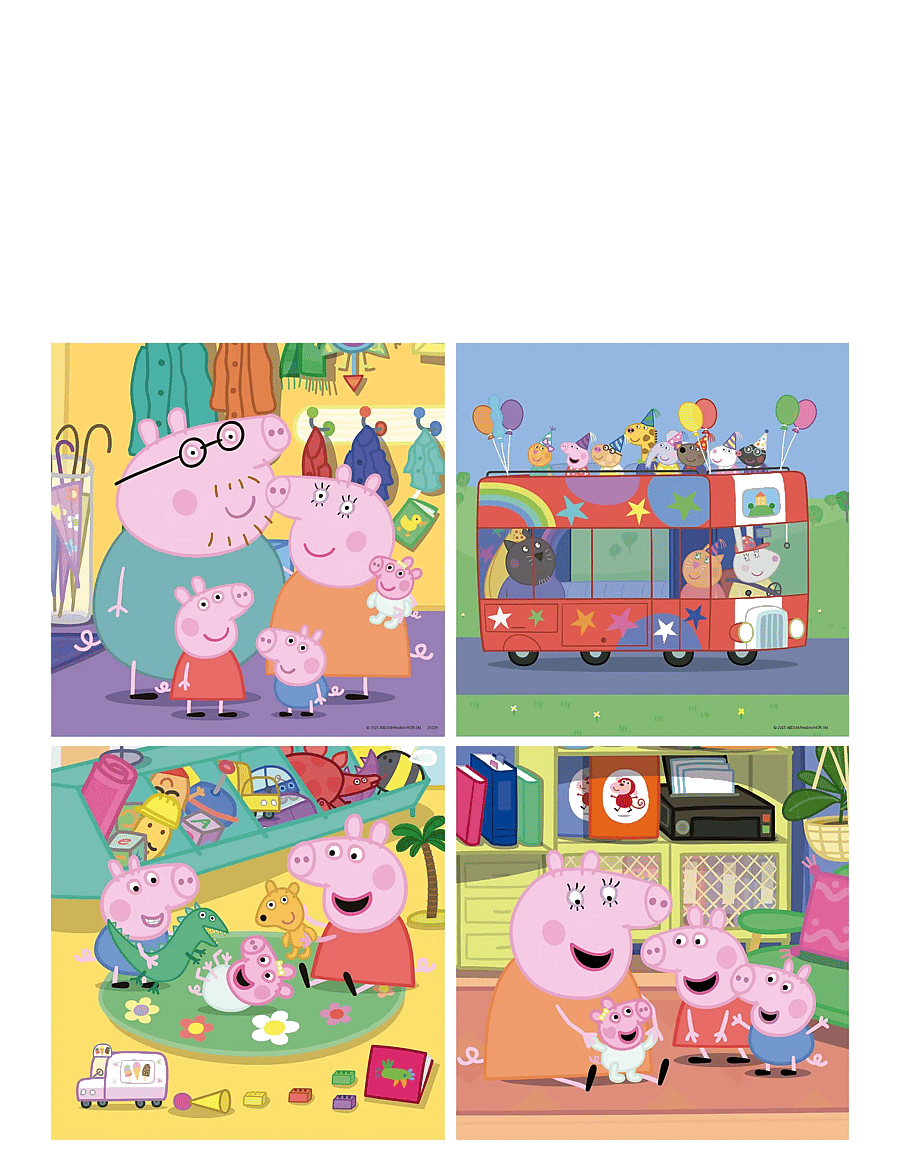 Educa - Educa 6-9-12-16 Peppa Pig Suitcase - klassísk púsl - multi - 0