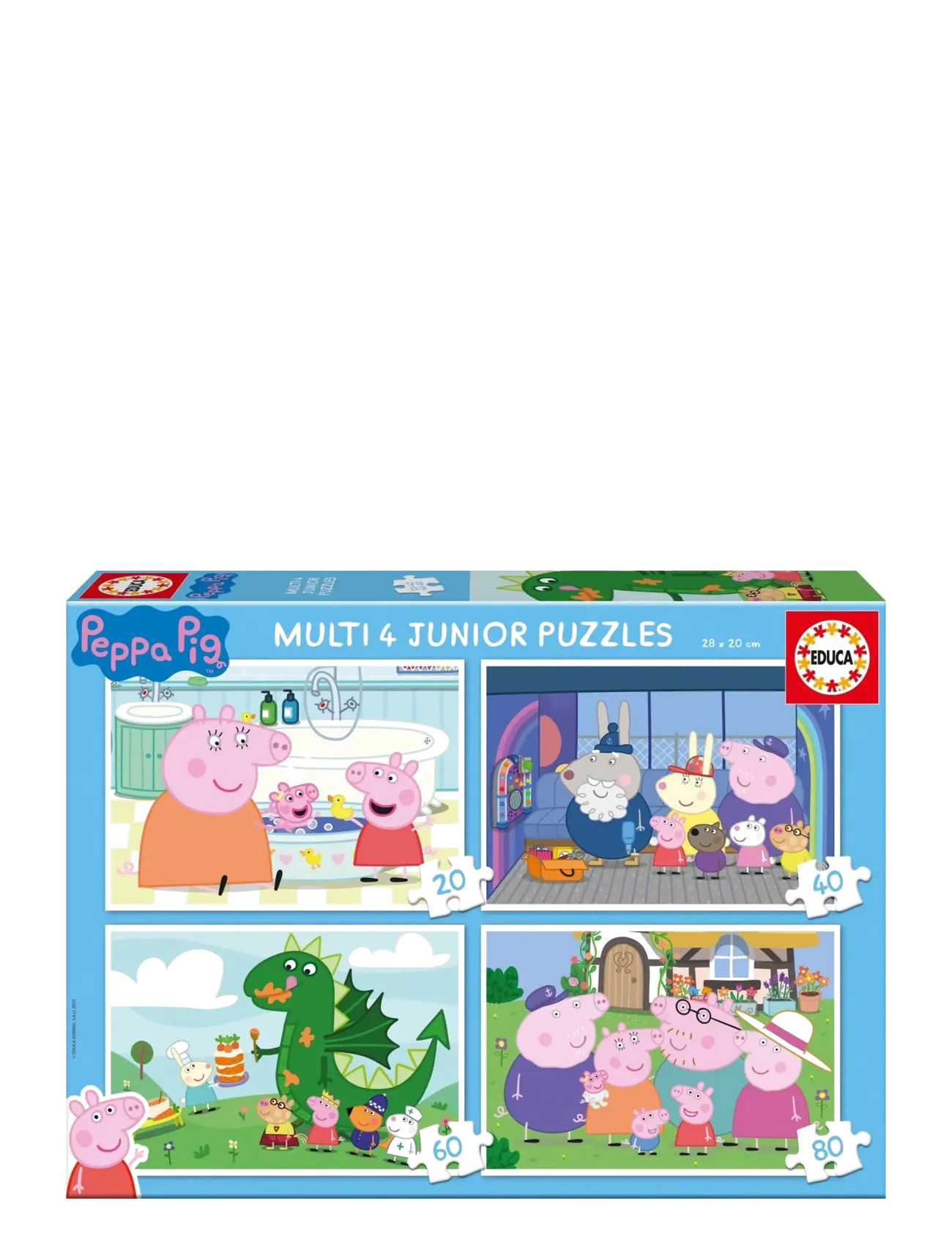 Educa Educa 20-40-60-80 Peppa Pig Multi 4 - Educa - MULTI / multi