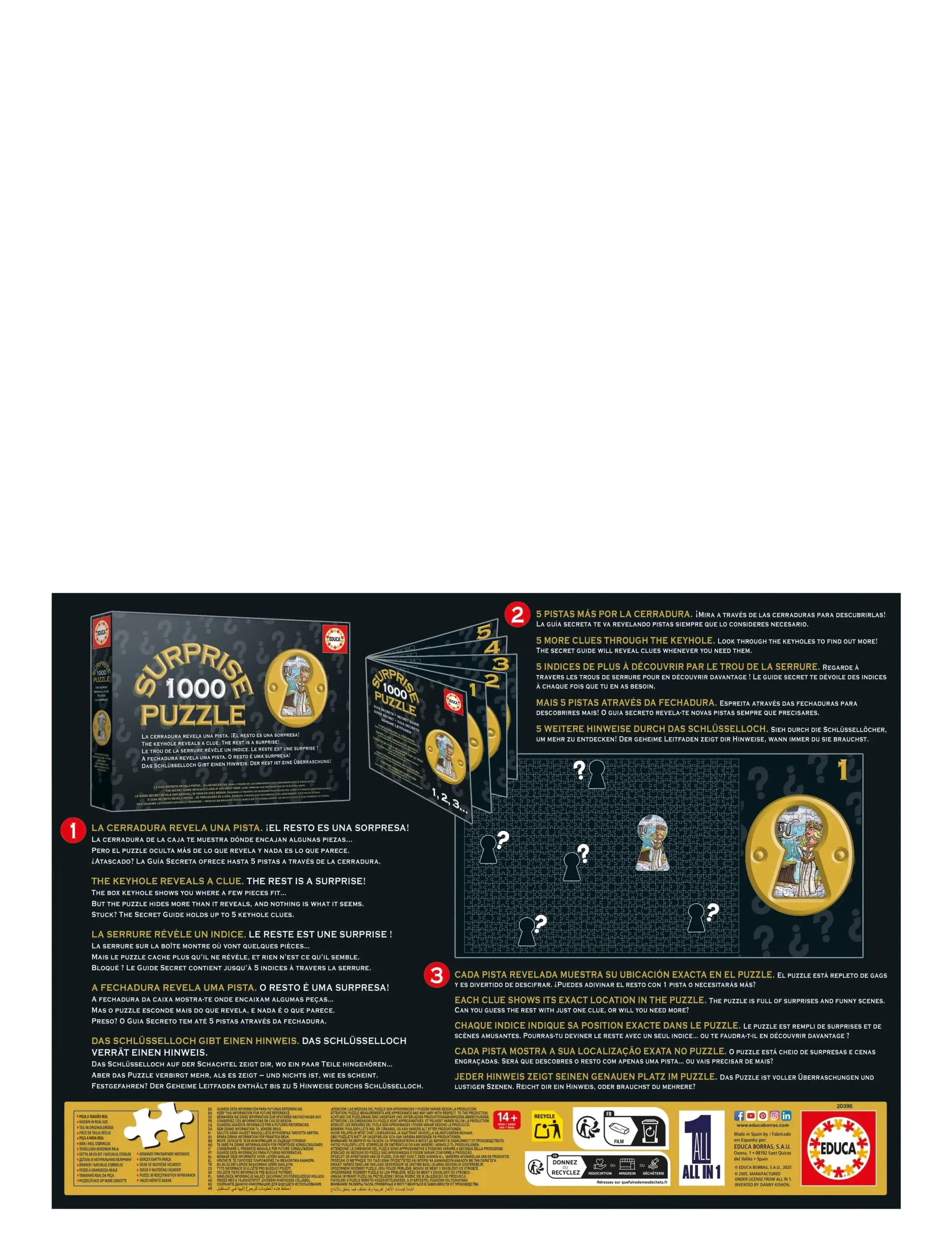 Educa - Educa 1000 Knights Round The Table Surprise - multi - 1