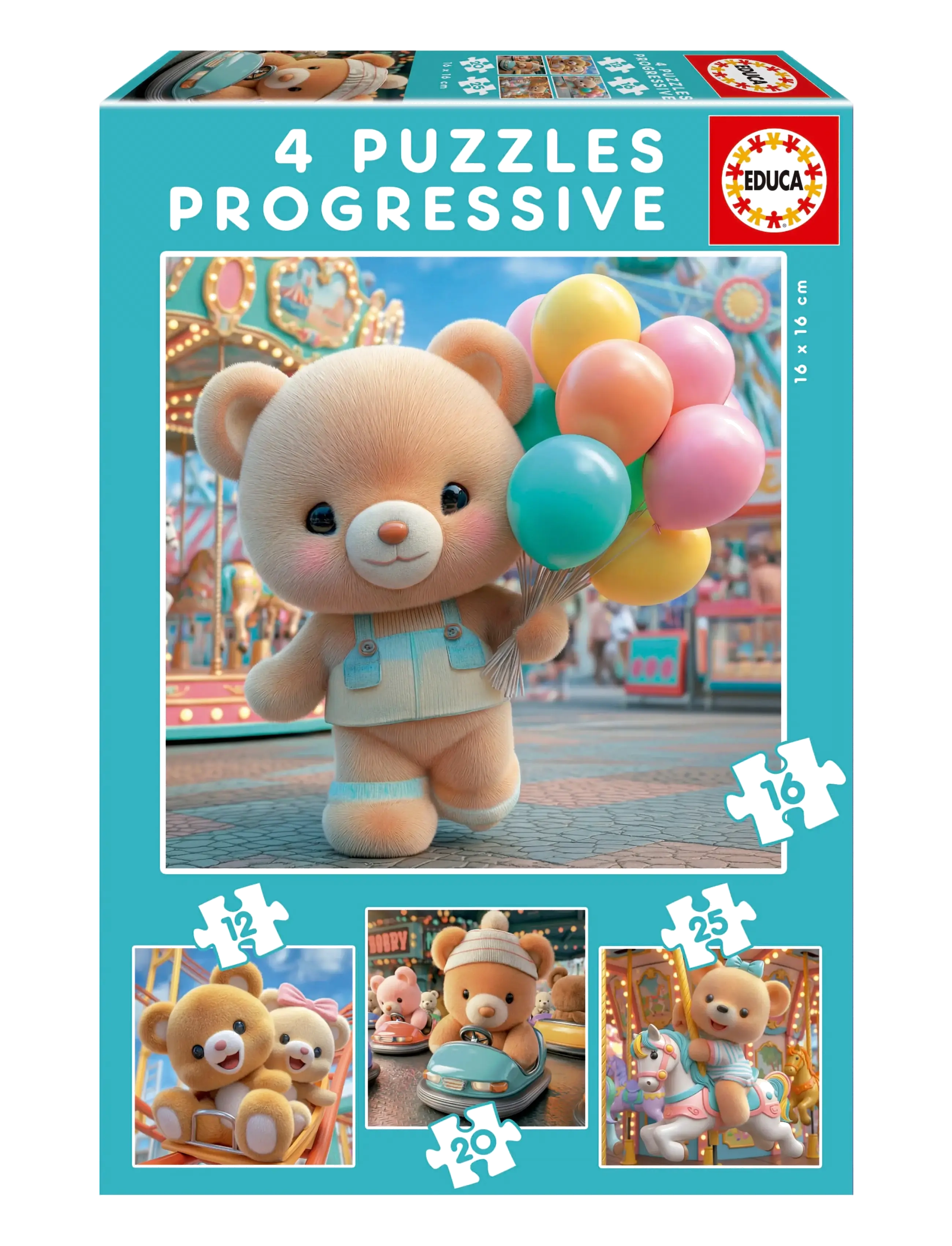 Educa Educa 12-16-20-25 Teddy Bears In Park - Legetøj 3-5 år - MULTI / multi