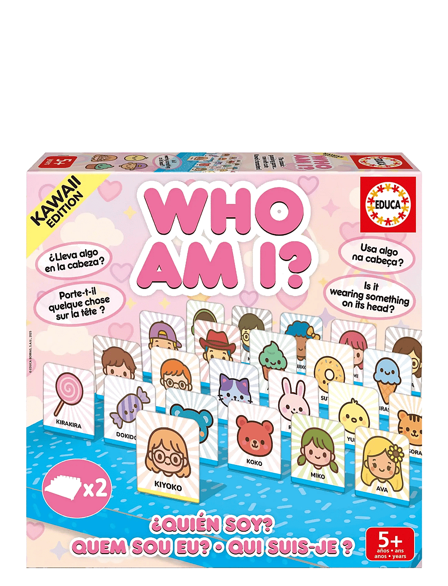 Educa - Educa Who Am I? - Kawaii Version - brädspel - multi - 0