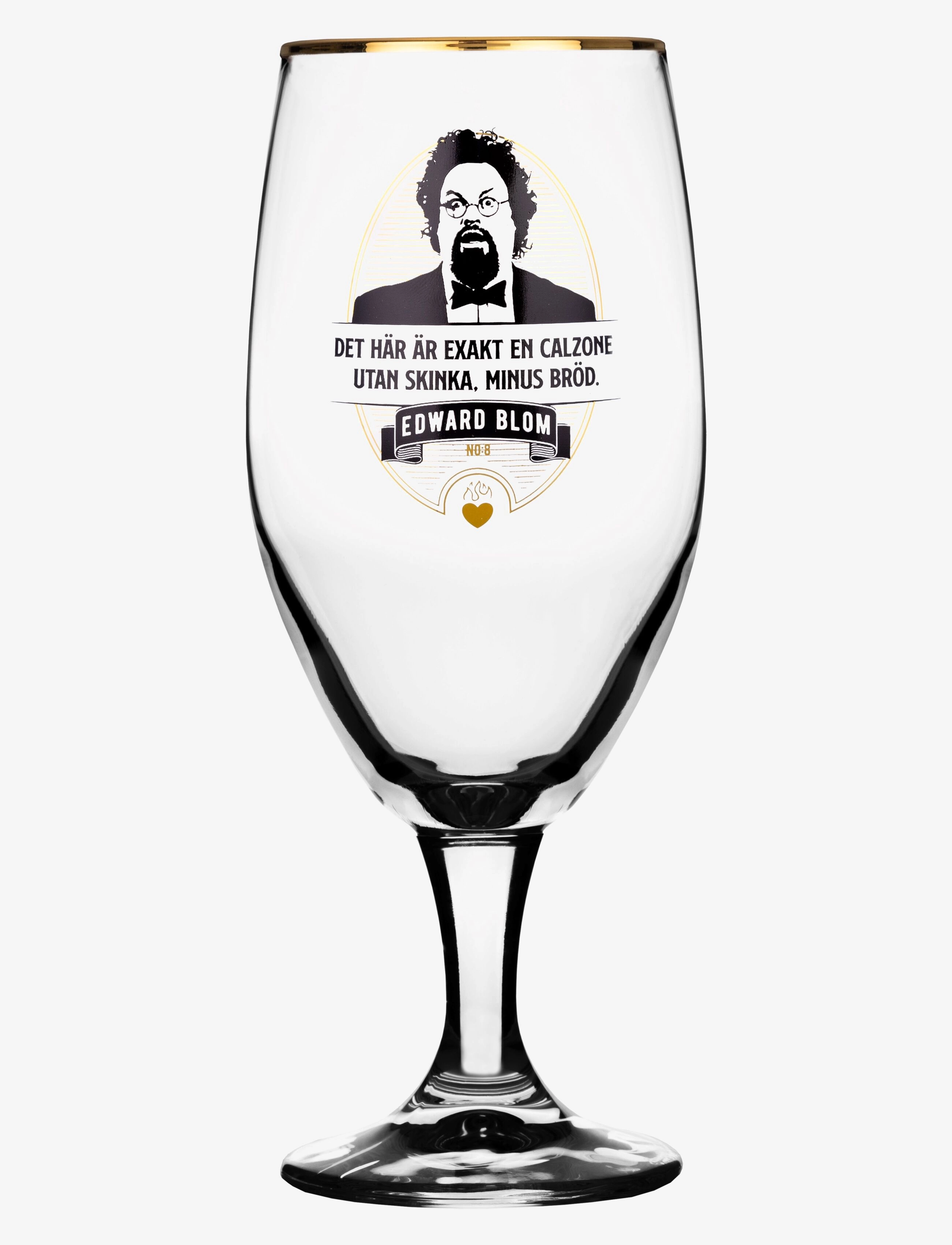 Edward Blom Beer Glass, 40 CL, Nude, Glas > Ølglas, Unisex